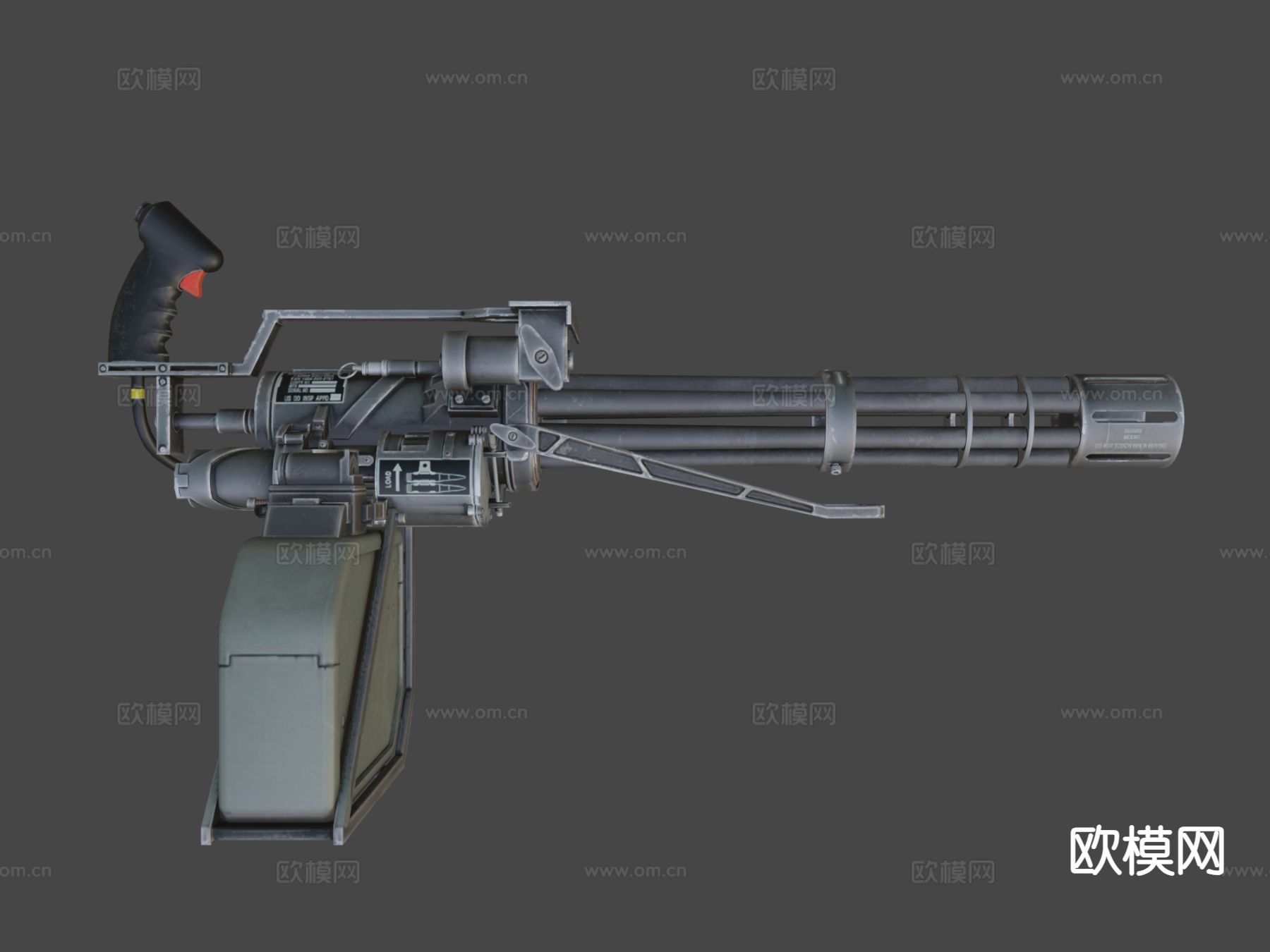 天启武器 - 加特林su模型下载（渲染图6）
