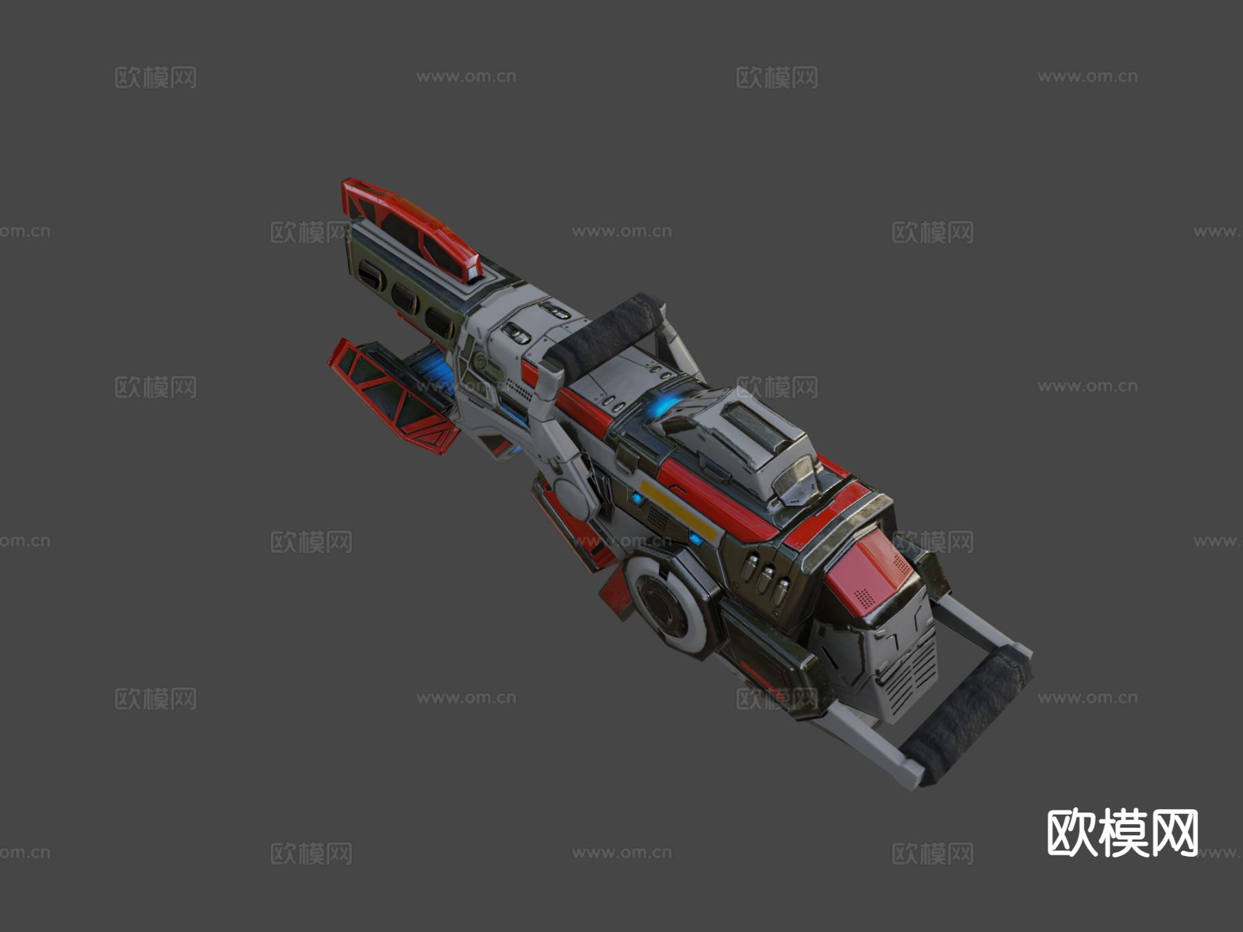 激光束枪su模型下载（渲染图5）