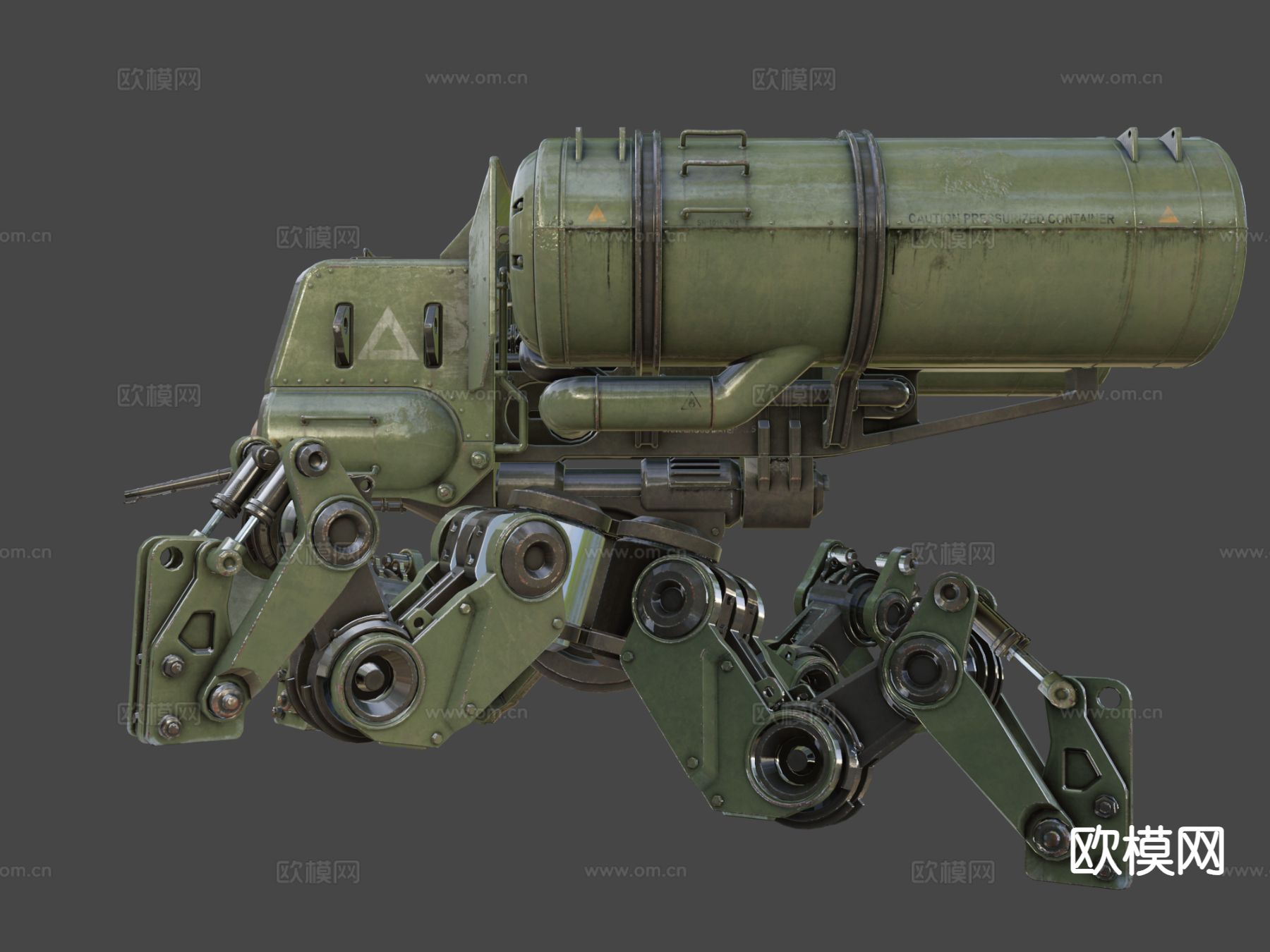 火焰喷射机甲su模型下载（渲染图6）