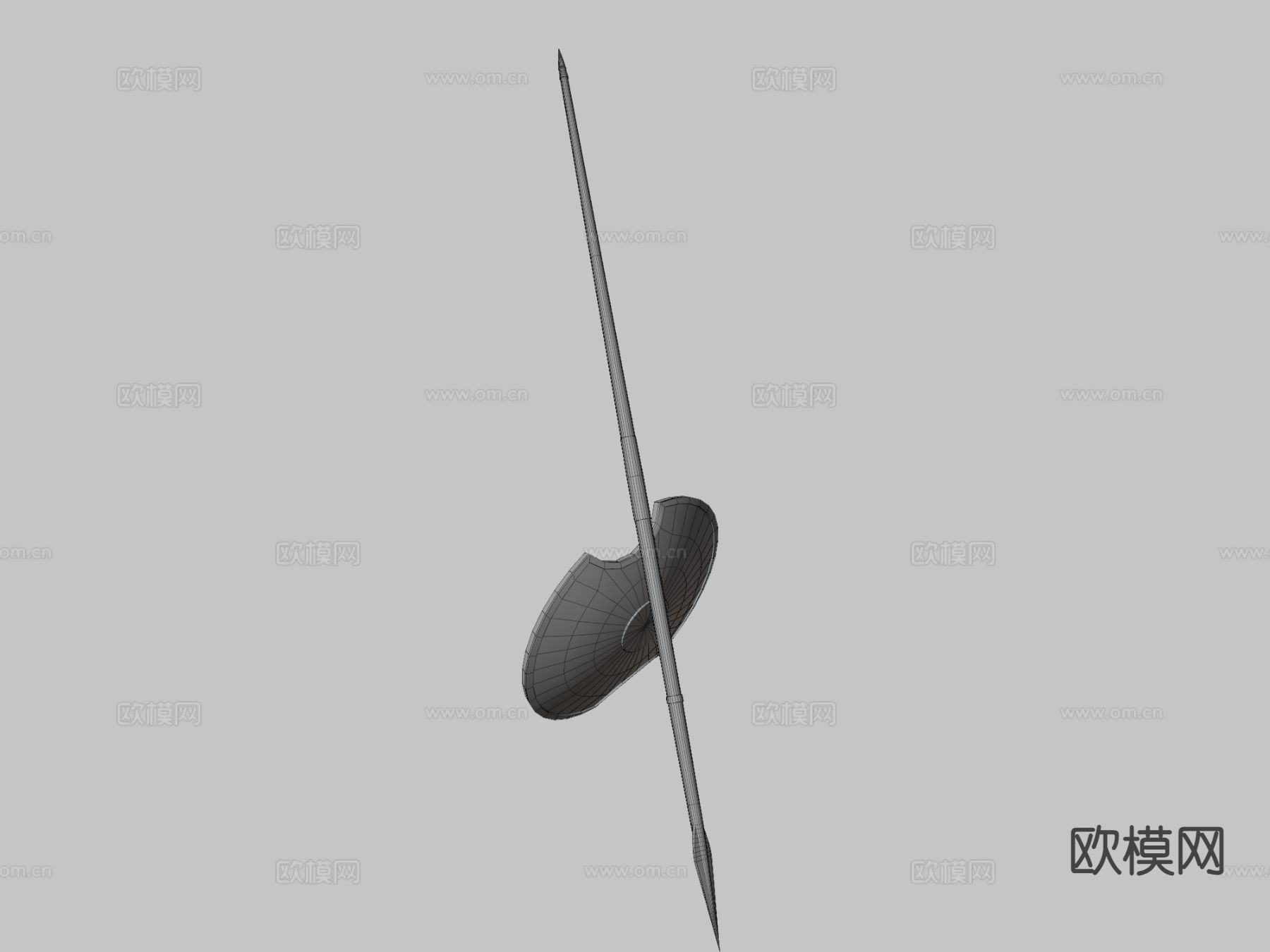 阿喀琉斯的盾和矛su模型下载（渲染图3）
