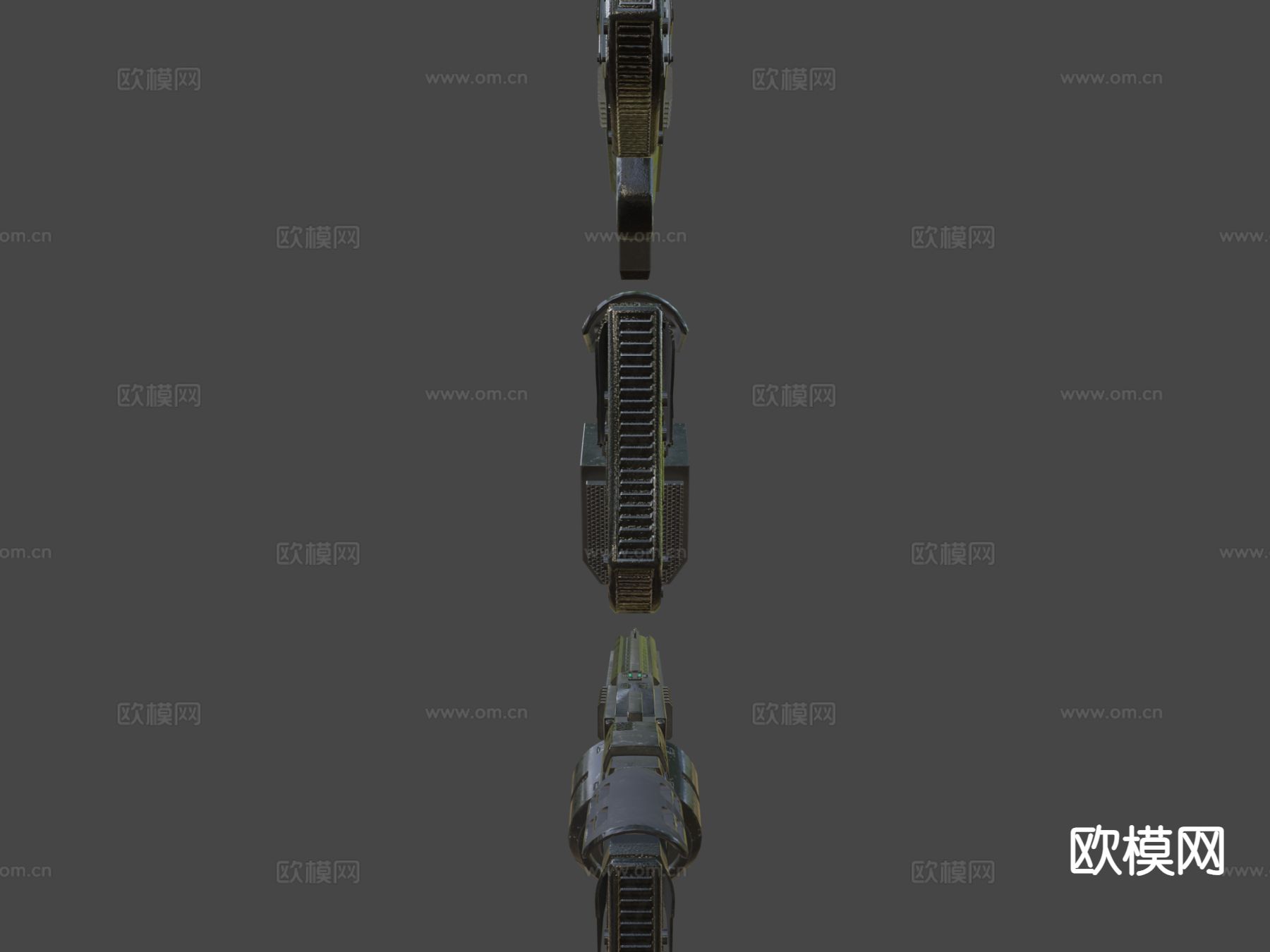 星球大战DX-18枪su模型下载（渲染图6）