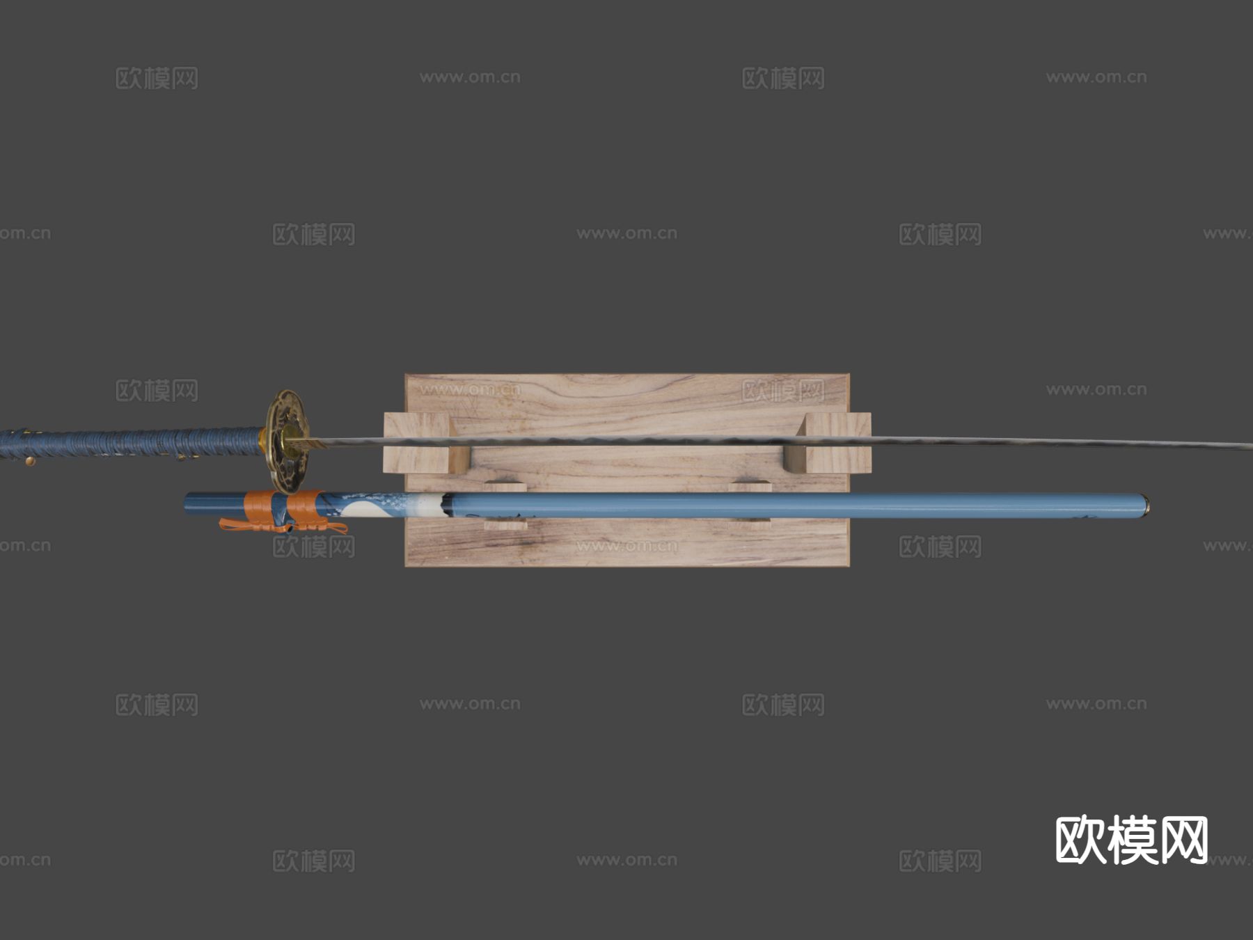 唐刀 武士刀su模型下载（渲染图7）