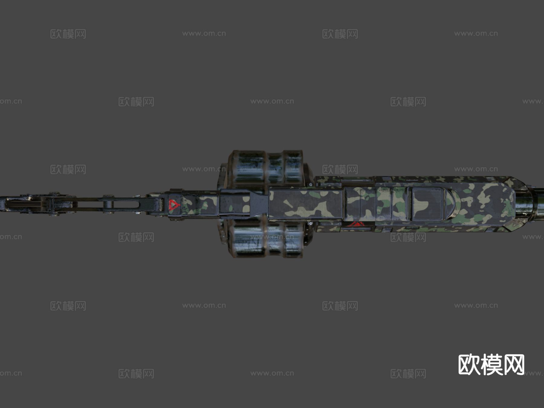 榴弹发射器su模型下载（渲染图4）