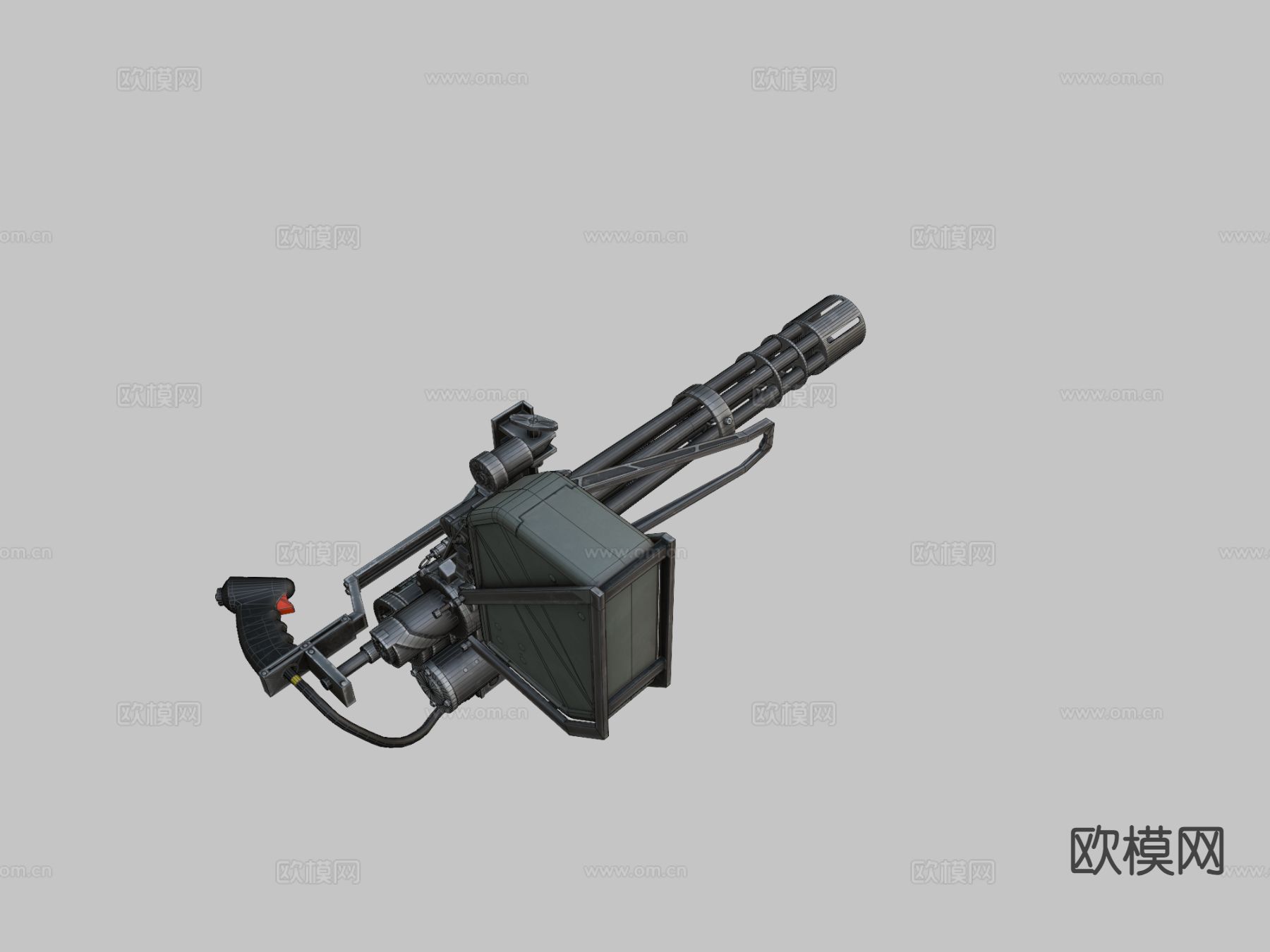 天启武器 - 加特林su模型下载（渲染图1）