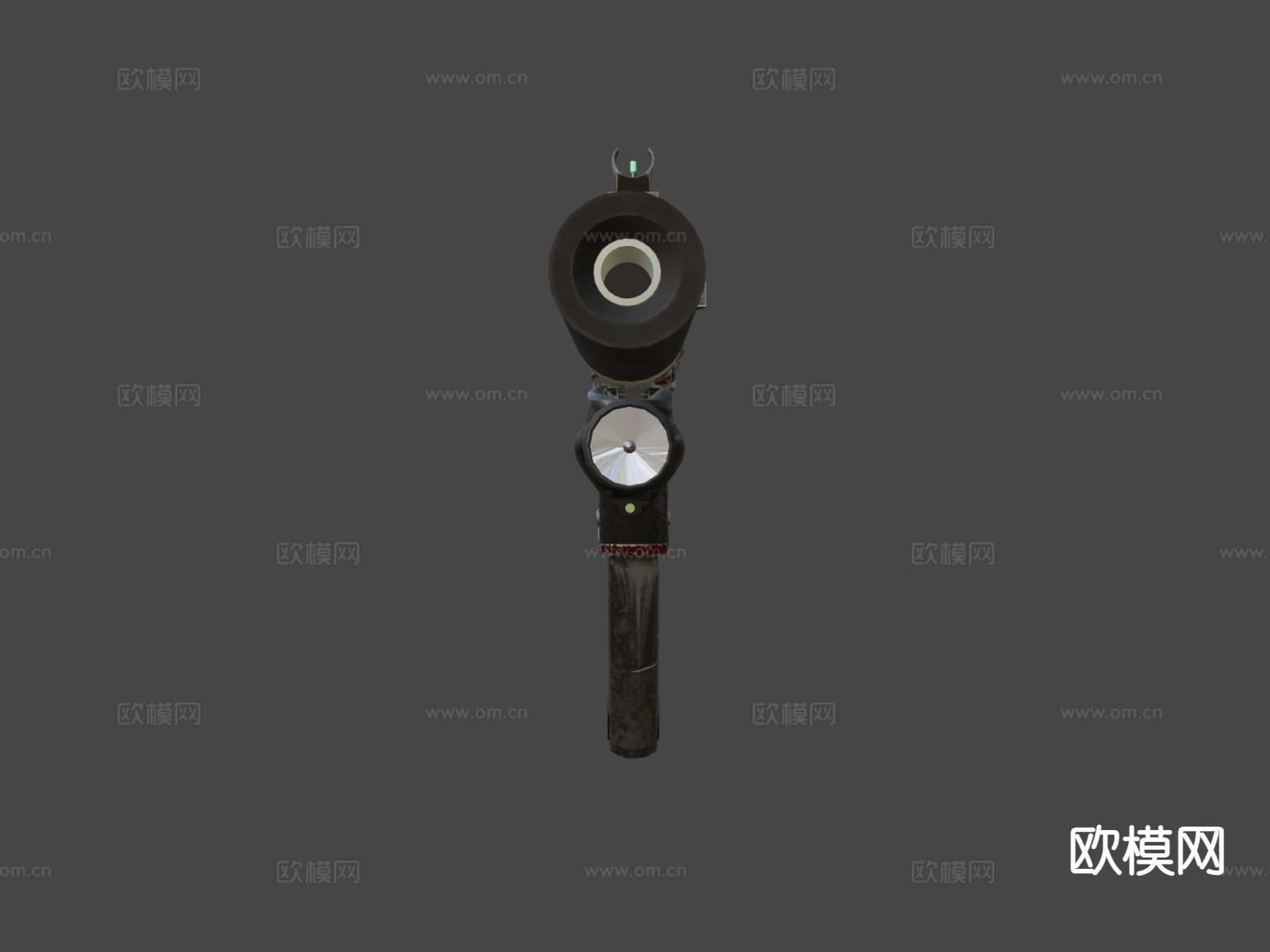 末日冲锋枪su模型下载（渲染图4）