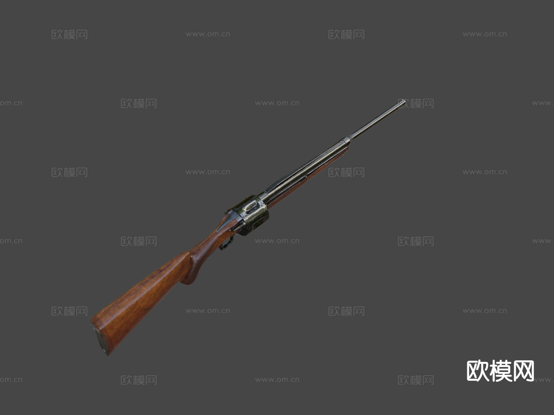 旋转霰弹枪su模型下载（渲染图5）