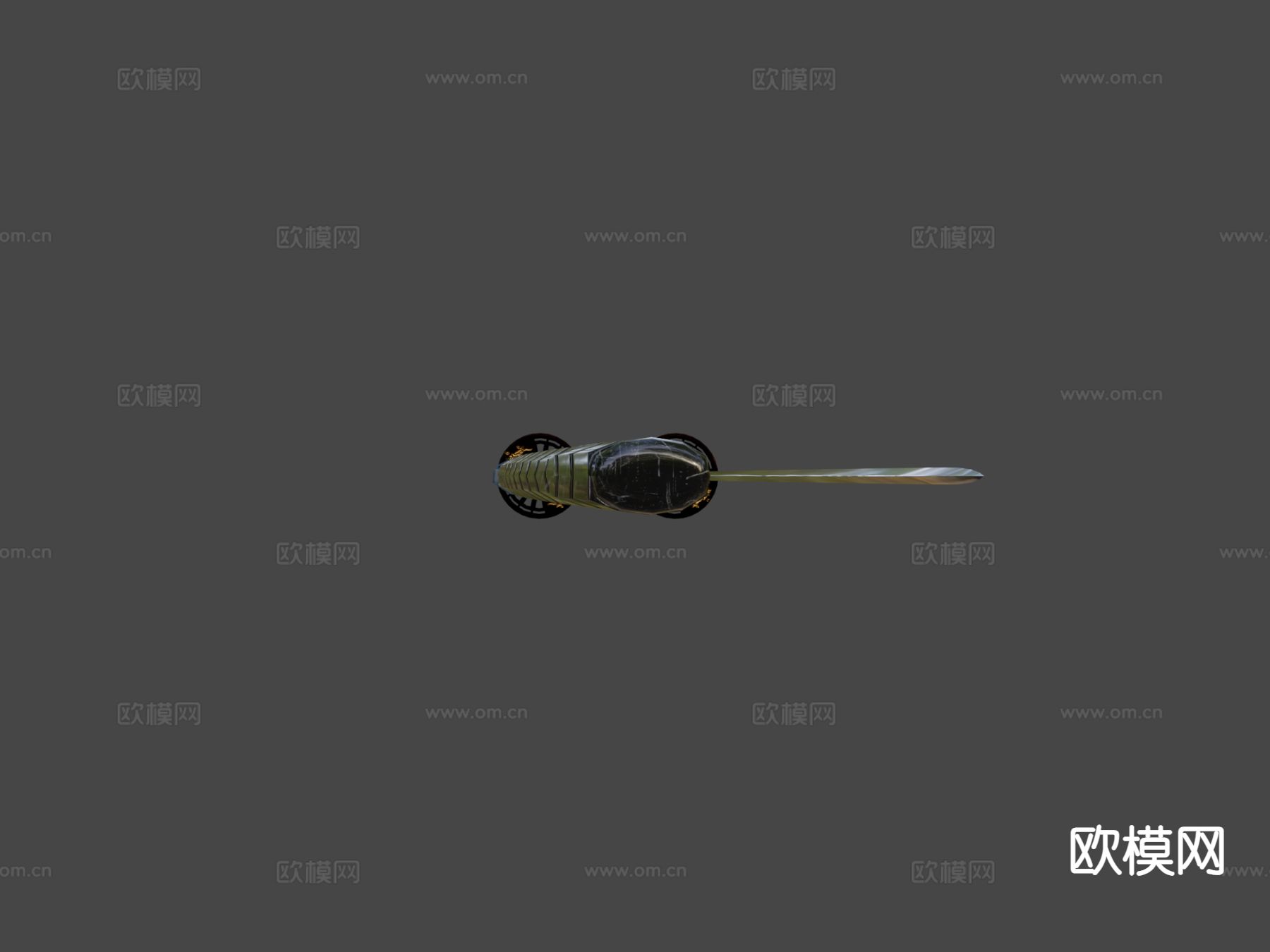 武士刀su模型下载（渲染图7）