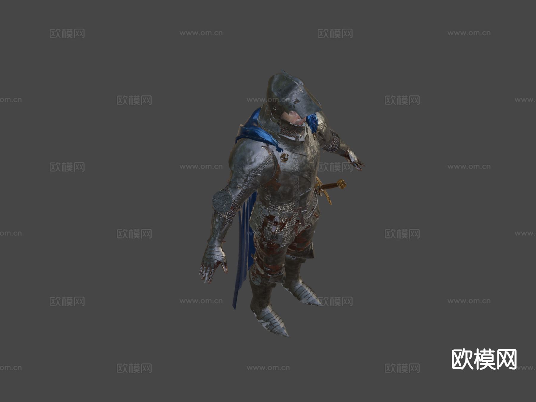 骑士su模型下载（渲染图4）