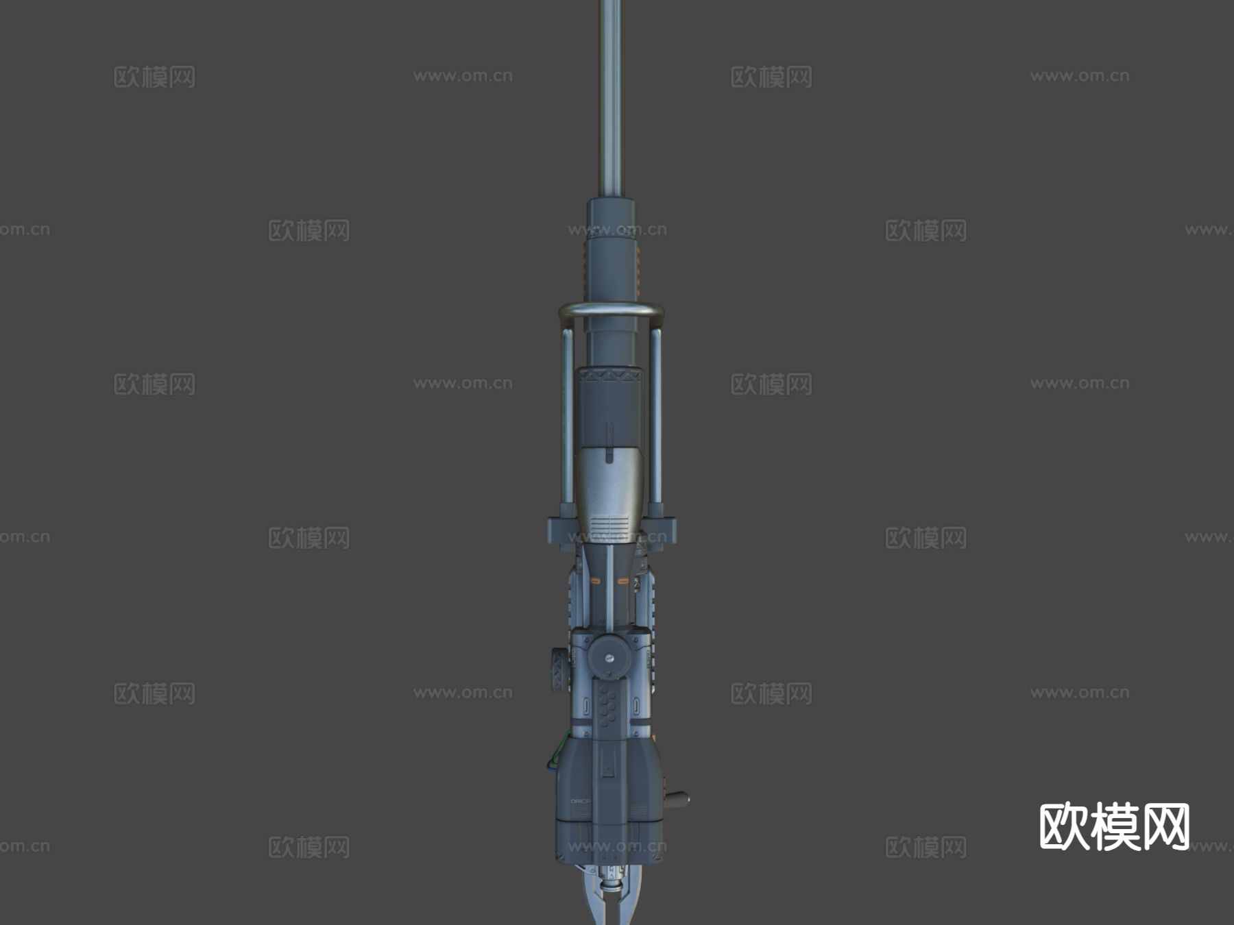 阻击枪su模型下载（渲染图6）