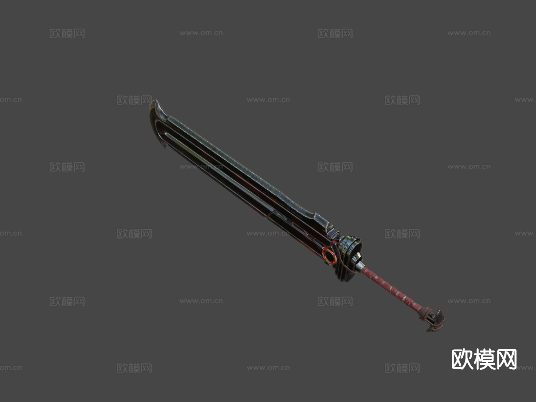 重型全金属剑su模型下载（渲染图4）