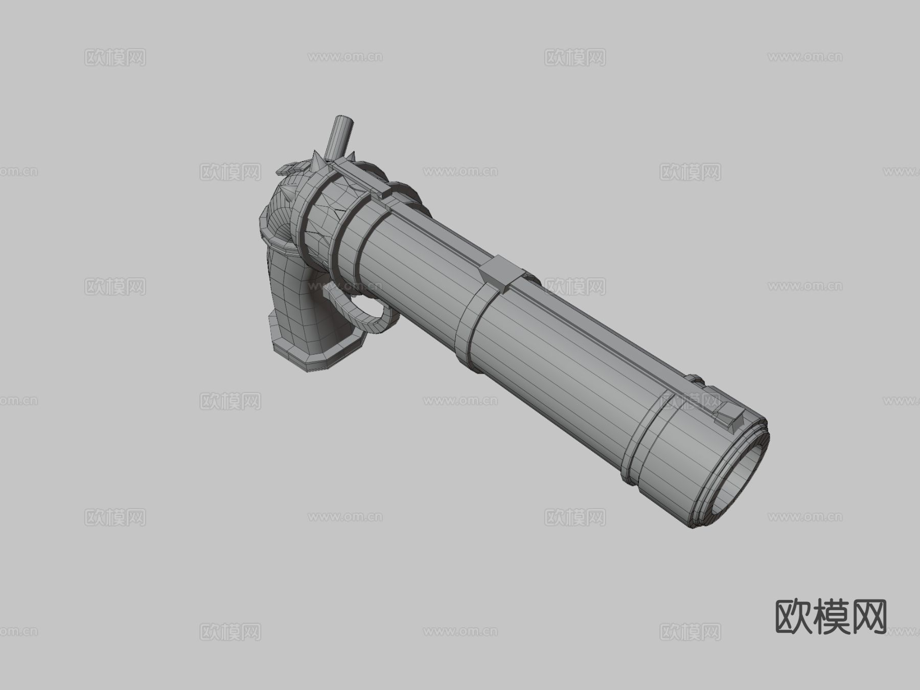 Jinx的手枪su模型下载（渲染图5）