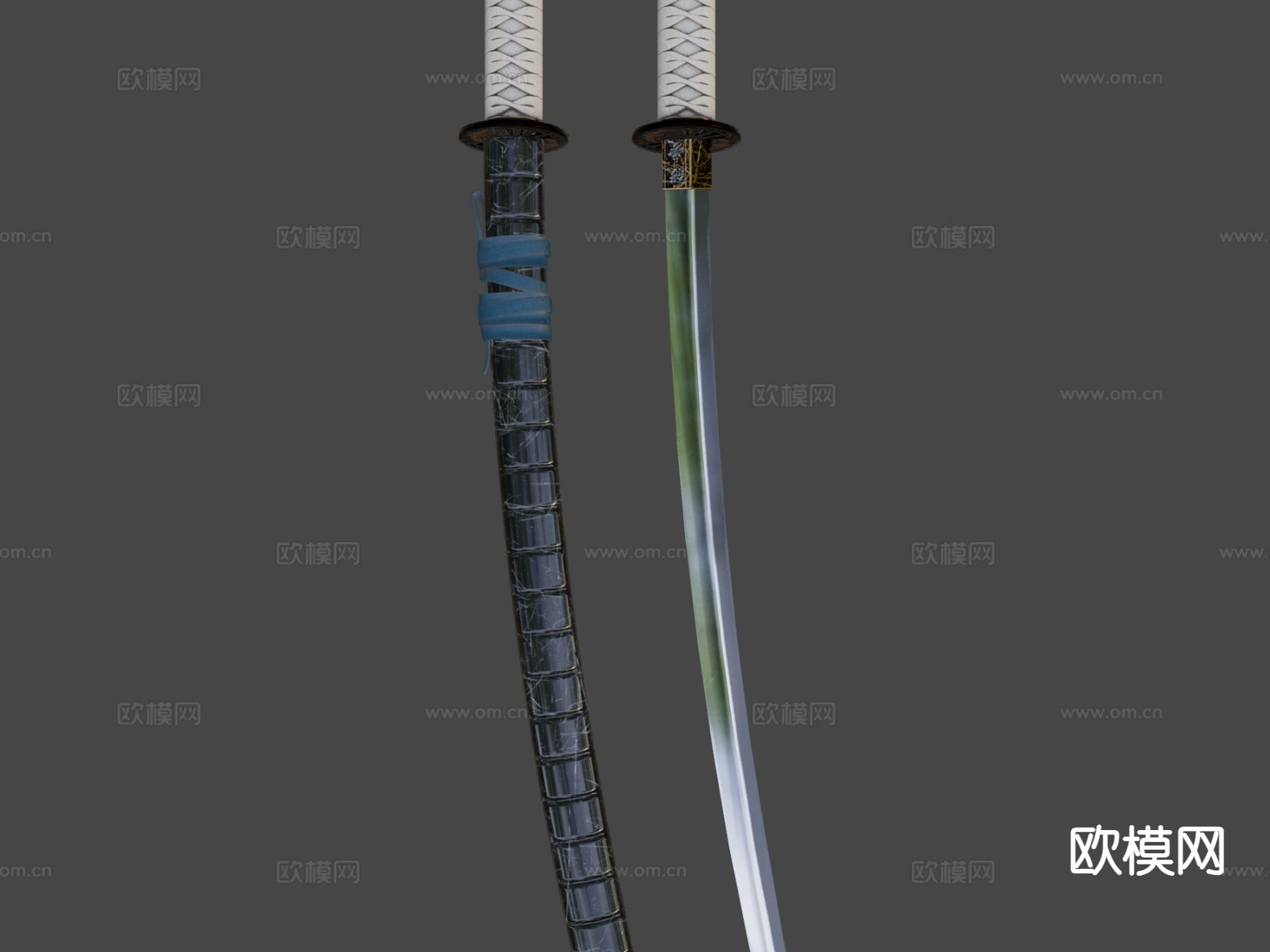 武士刀su模型下载（渲染图6）