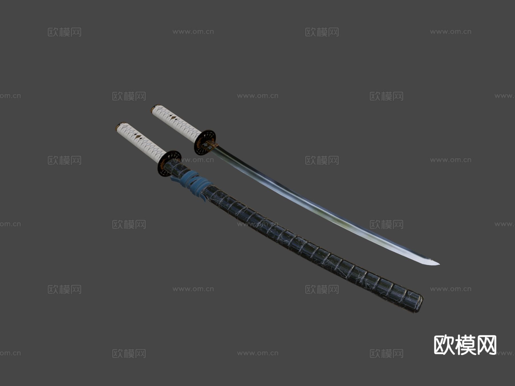 武士刀su模型下载（渲染图4）