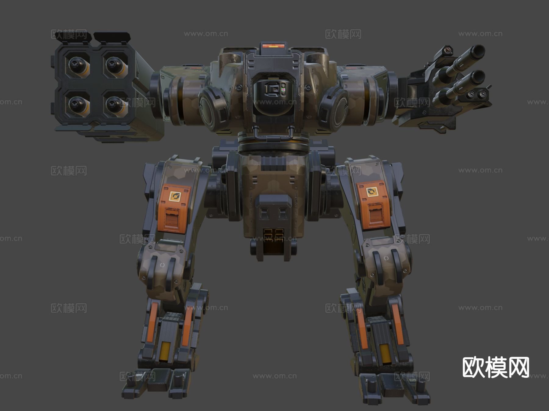 轻型机甲su模型下载（渲染图5）