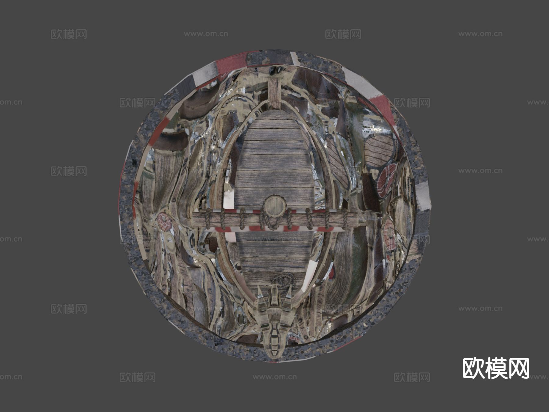 D模型 维京船su模型下载（渲染图7）