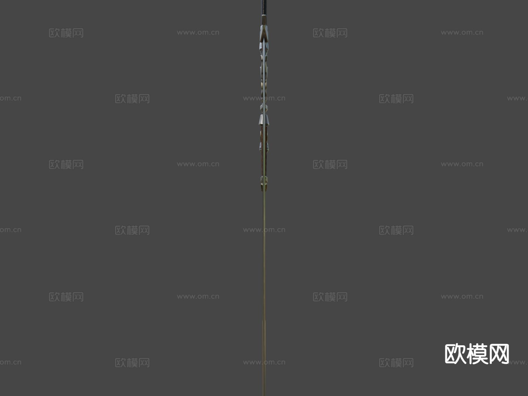 中世纪剑和匕首su模型下载（渲染图5）