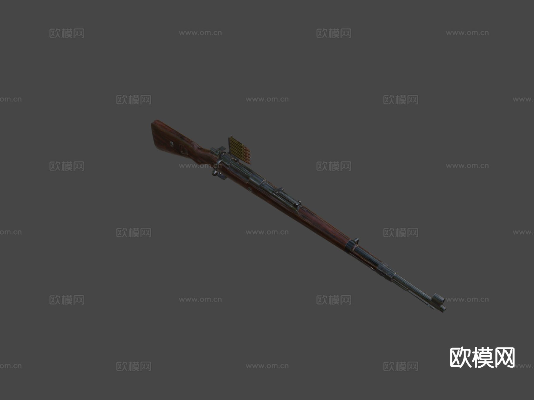 毛瑟卡宾枪98ksu模型下载（渲染图5）