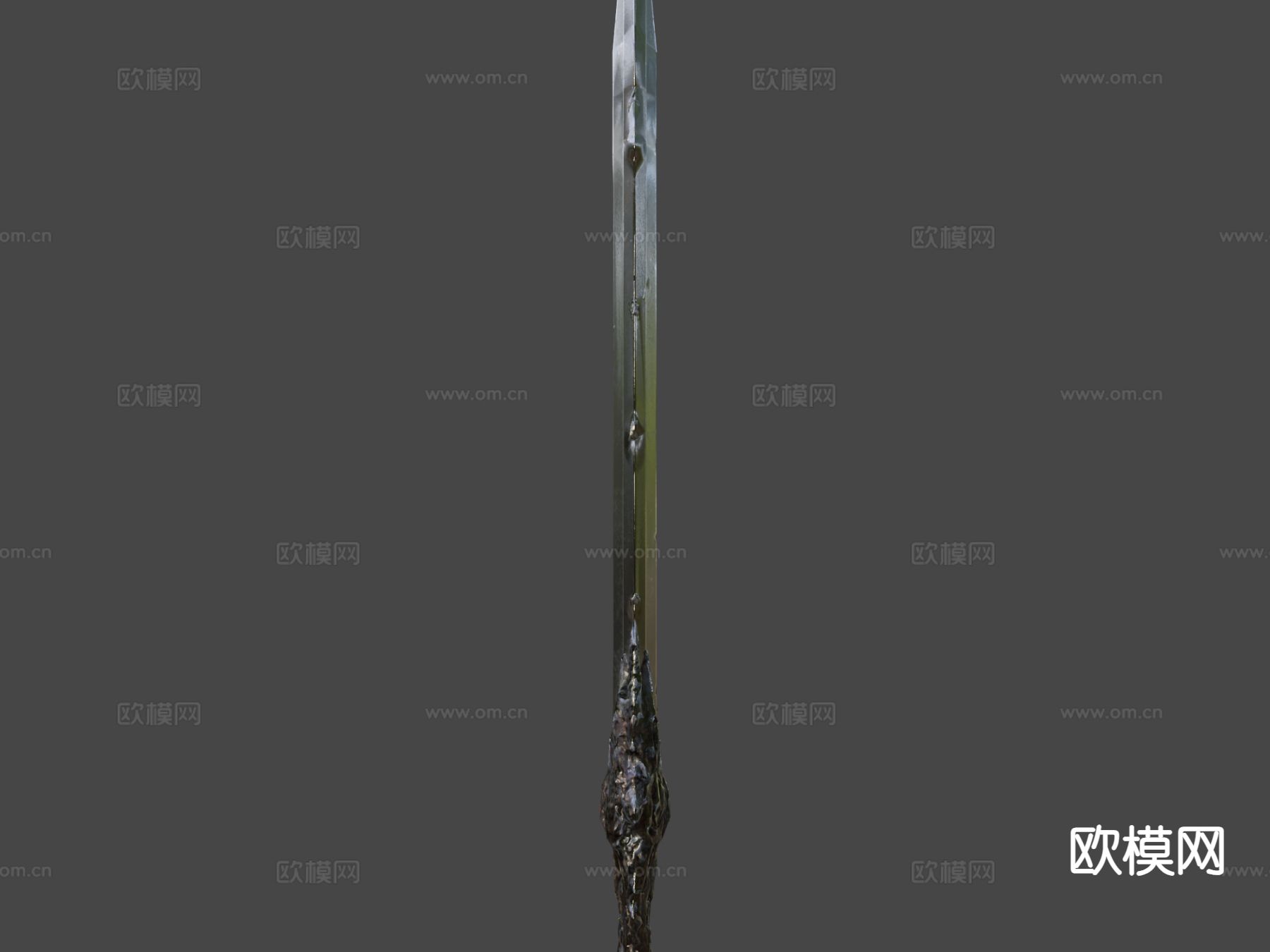 邪眼巨剑su模型下载（渲染图7）