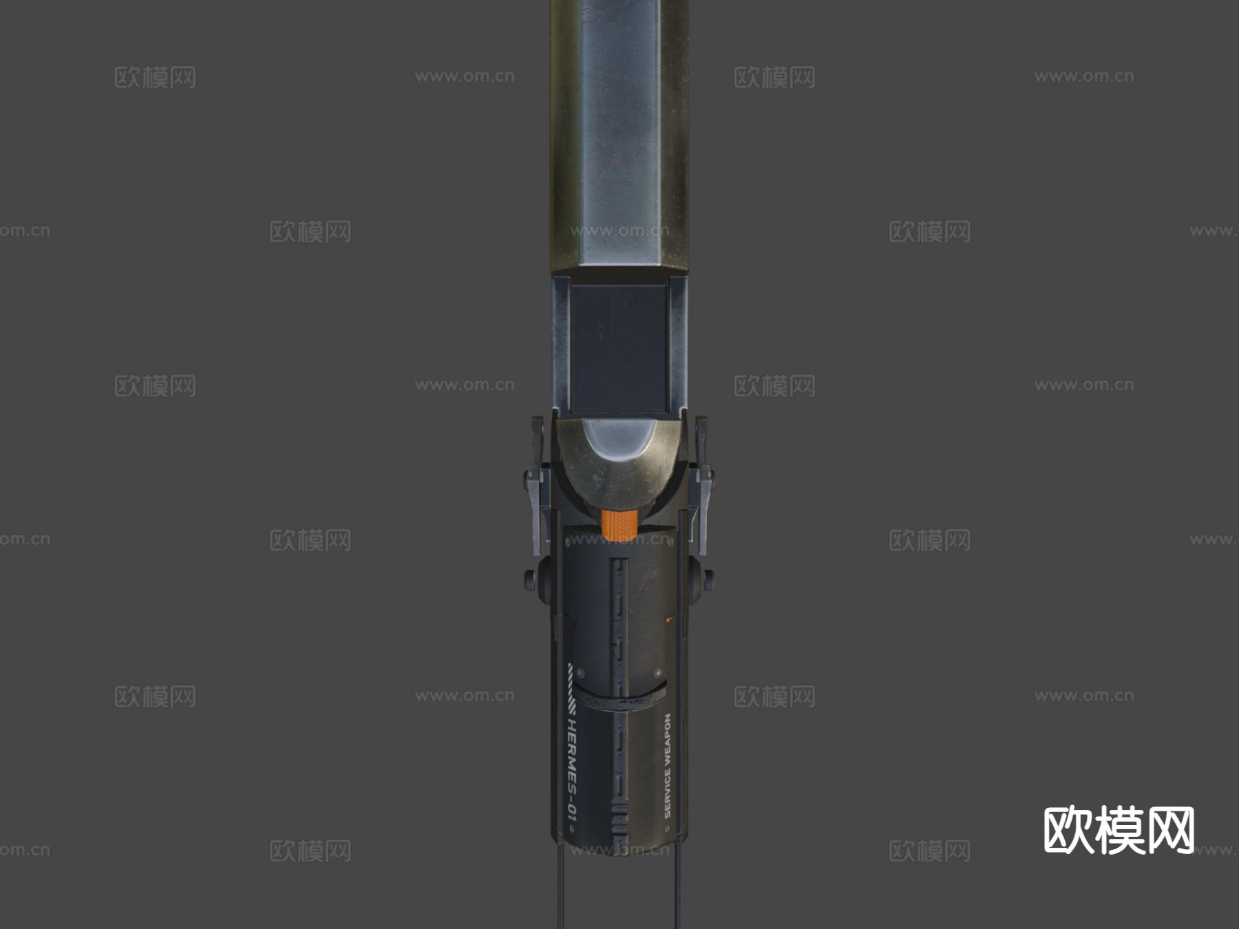 激光武器手枪su模型下载（渲染图6）