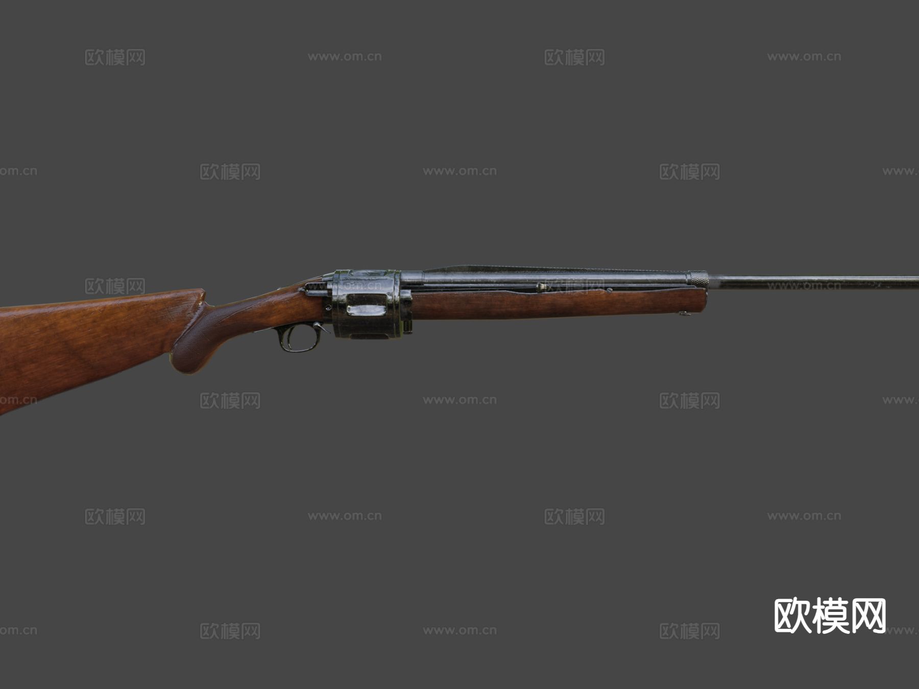 旋转霰弹枪su模型下载（渲染图4）