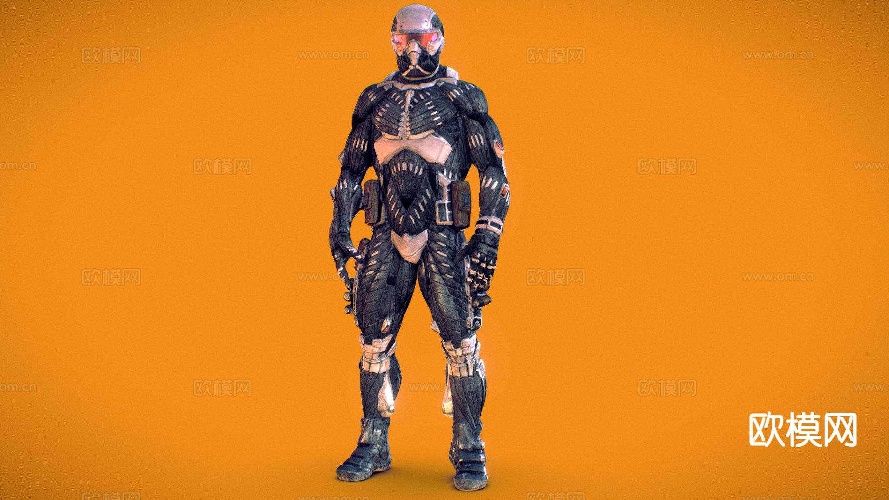 D纳米服su模型下载（渲染图2）