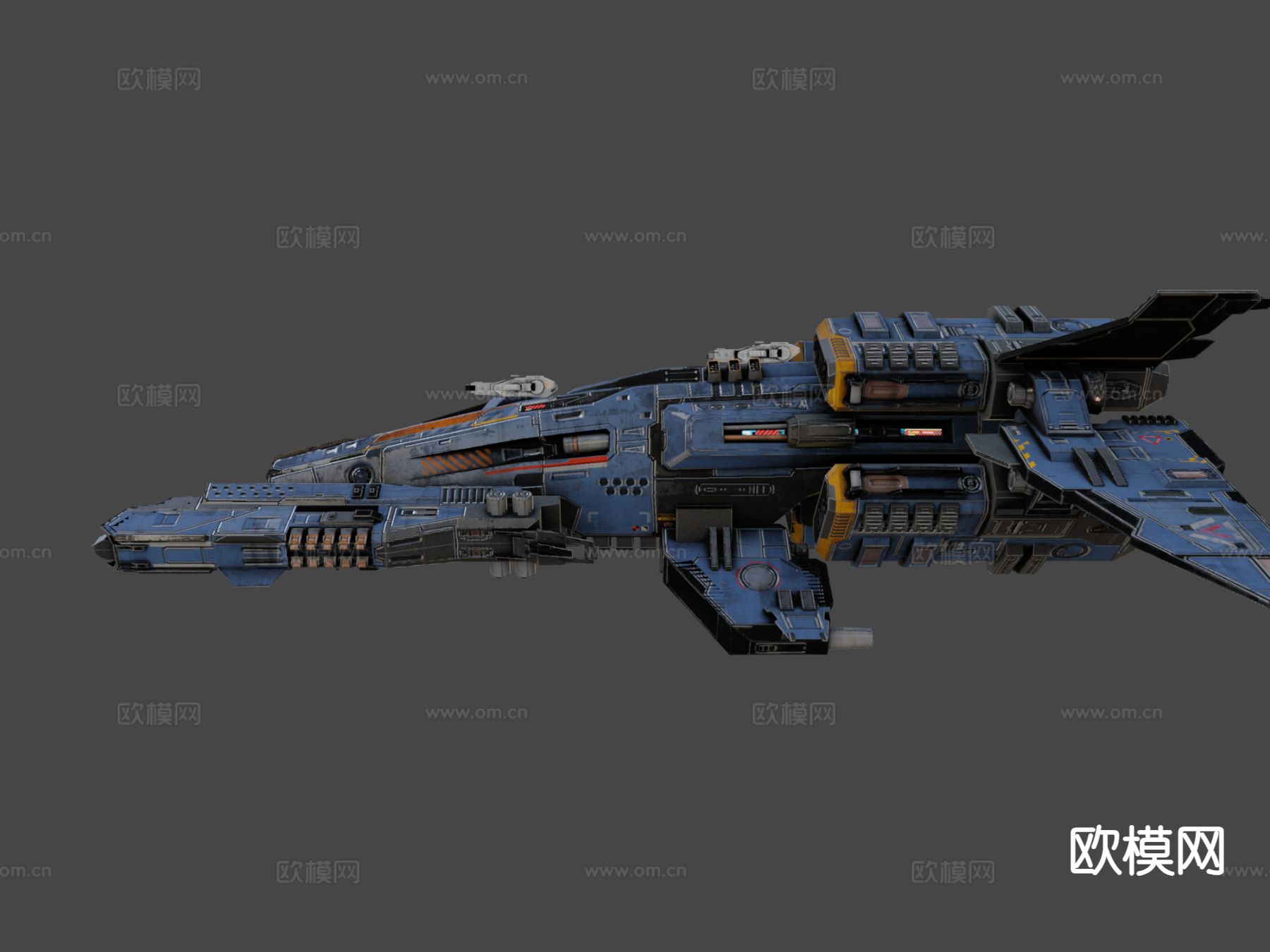 护航舰su模型下载（渲染图5）
