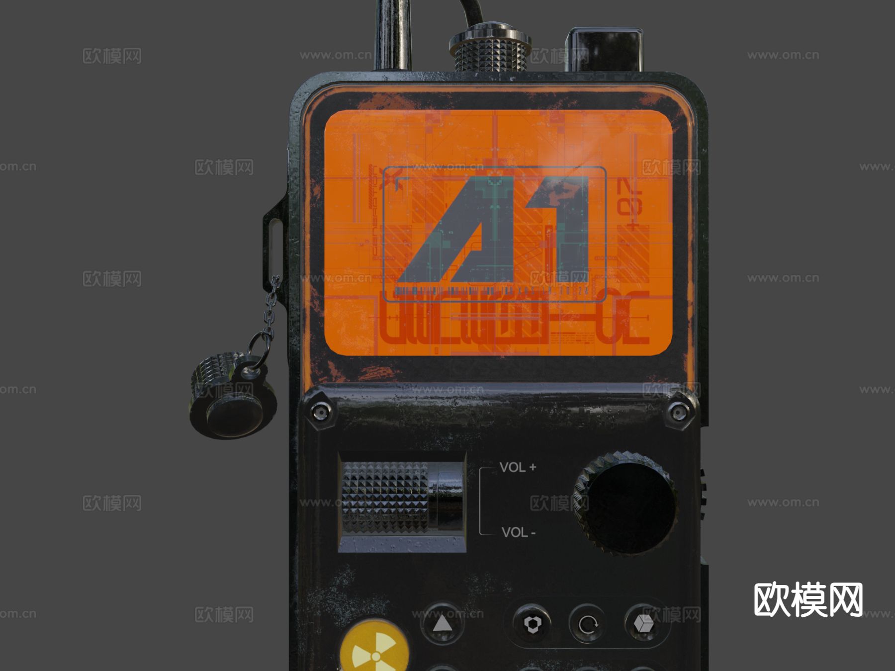 声纳-探测器su模型下载（渲染图7）