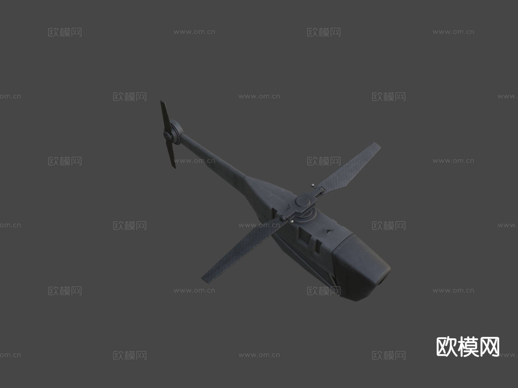 纳米无人机su模型下载（渲染图4）