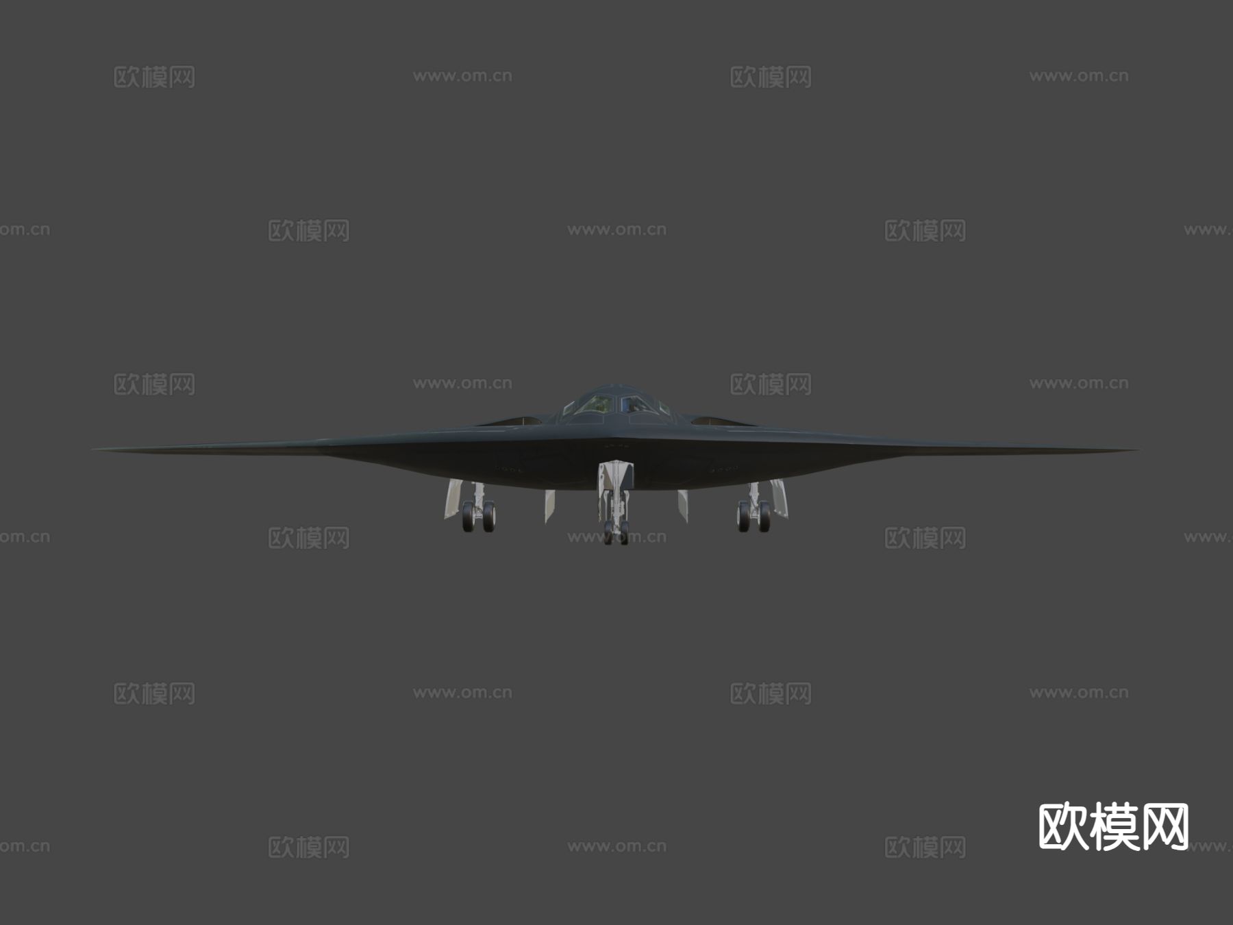 突袭者轰炸机su模型下载（渲染图5）