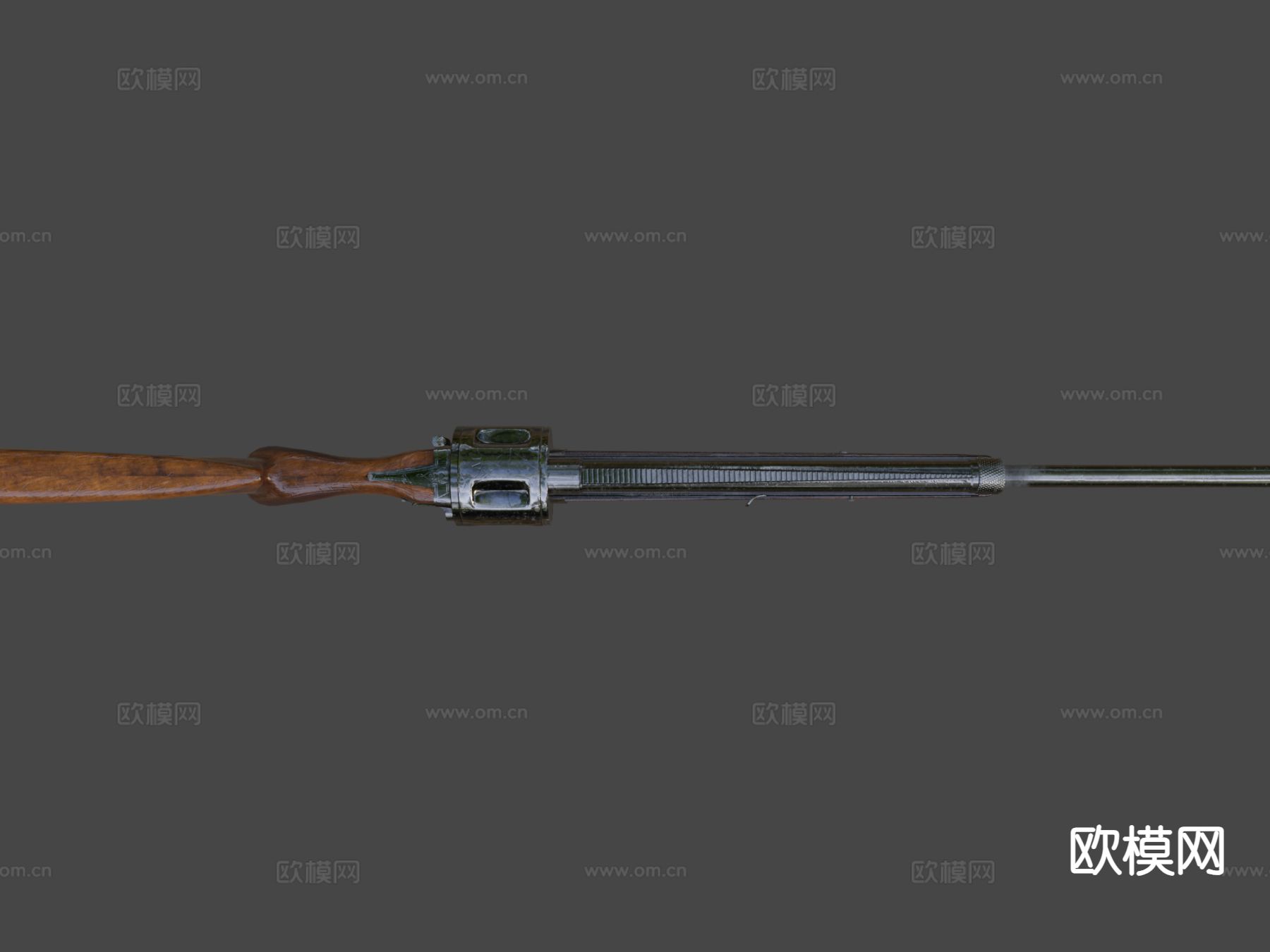 旋转霰弹枪su模型下载（渲染图6）