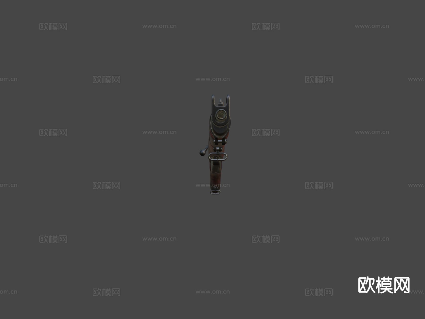 阻击枪 瞄准器su模型下载（渲染图7）