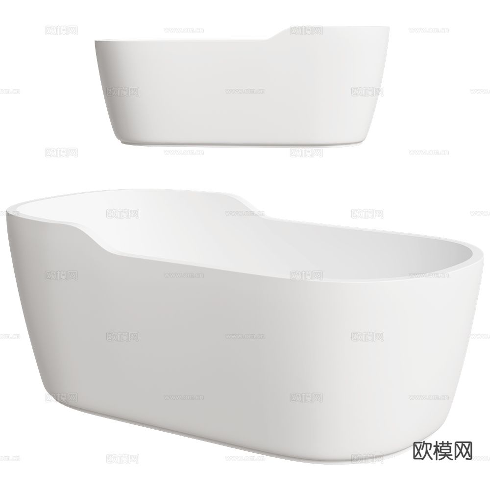 Antoniolupi 意式简约浴缸su模型下载（渲染图2）