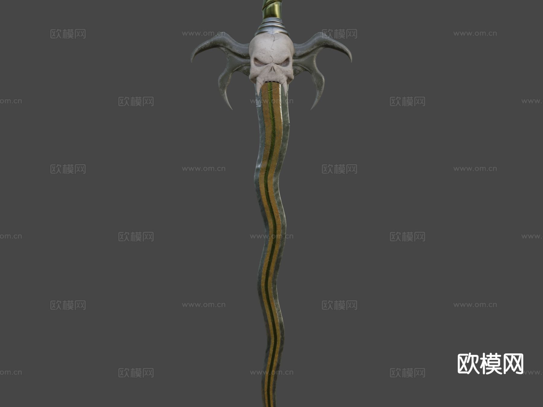 灵魂掠夺者剑su模型下载（渲染图6）