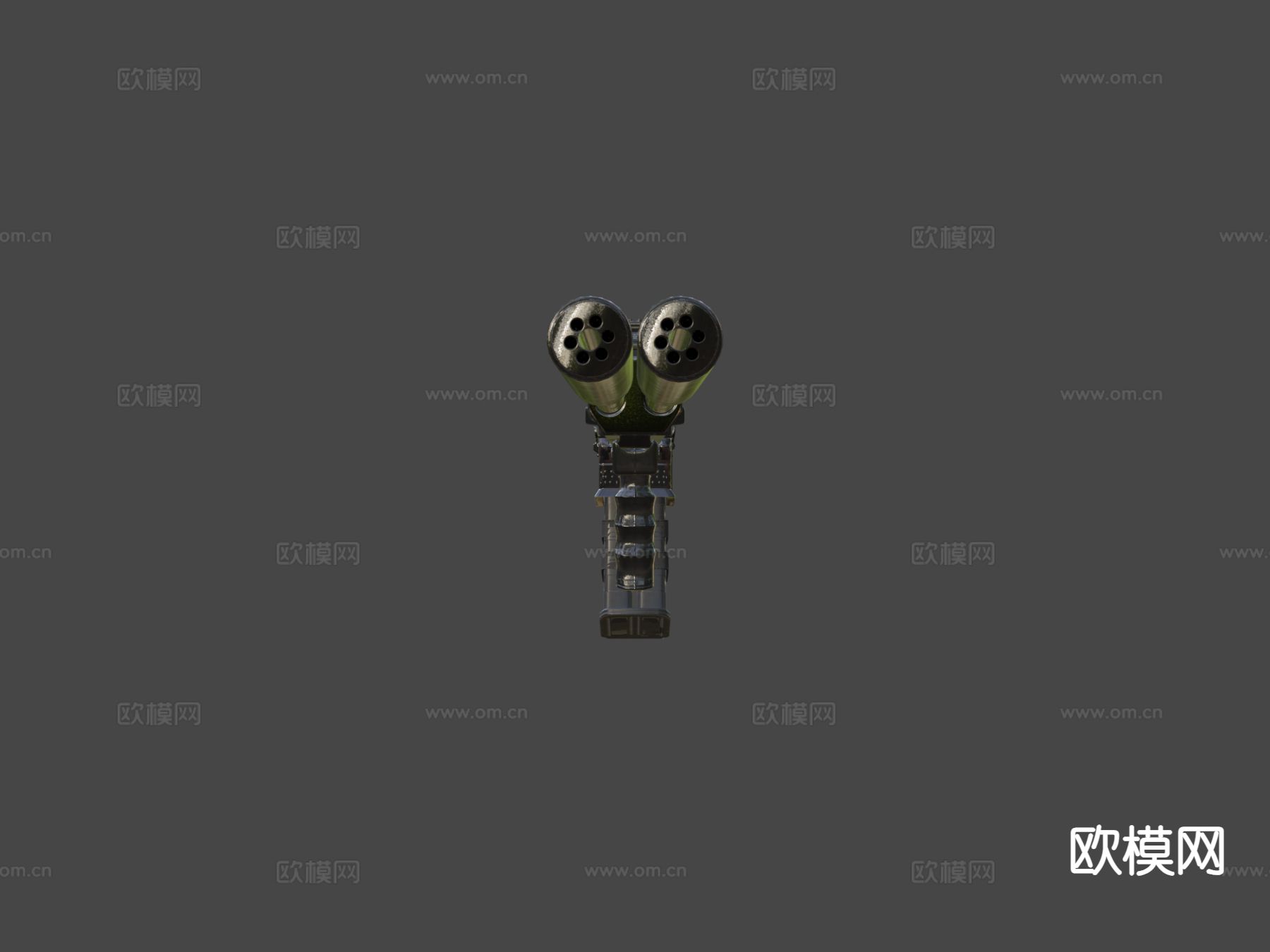 双管步枪su模型下载（渲染图5）