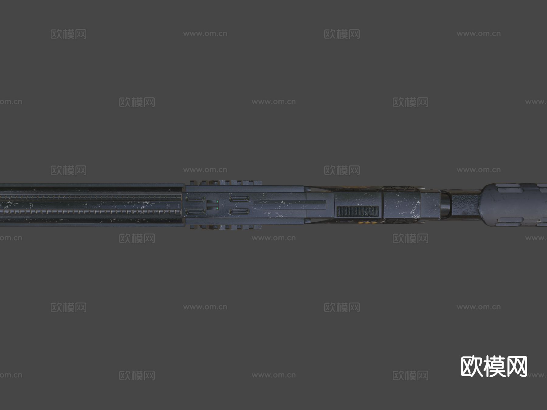 星球大战DX-18枪su模型下载（渲染图4）