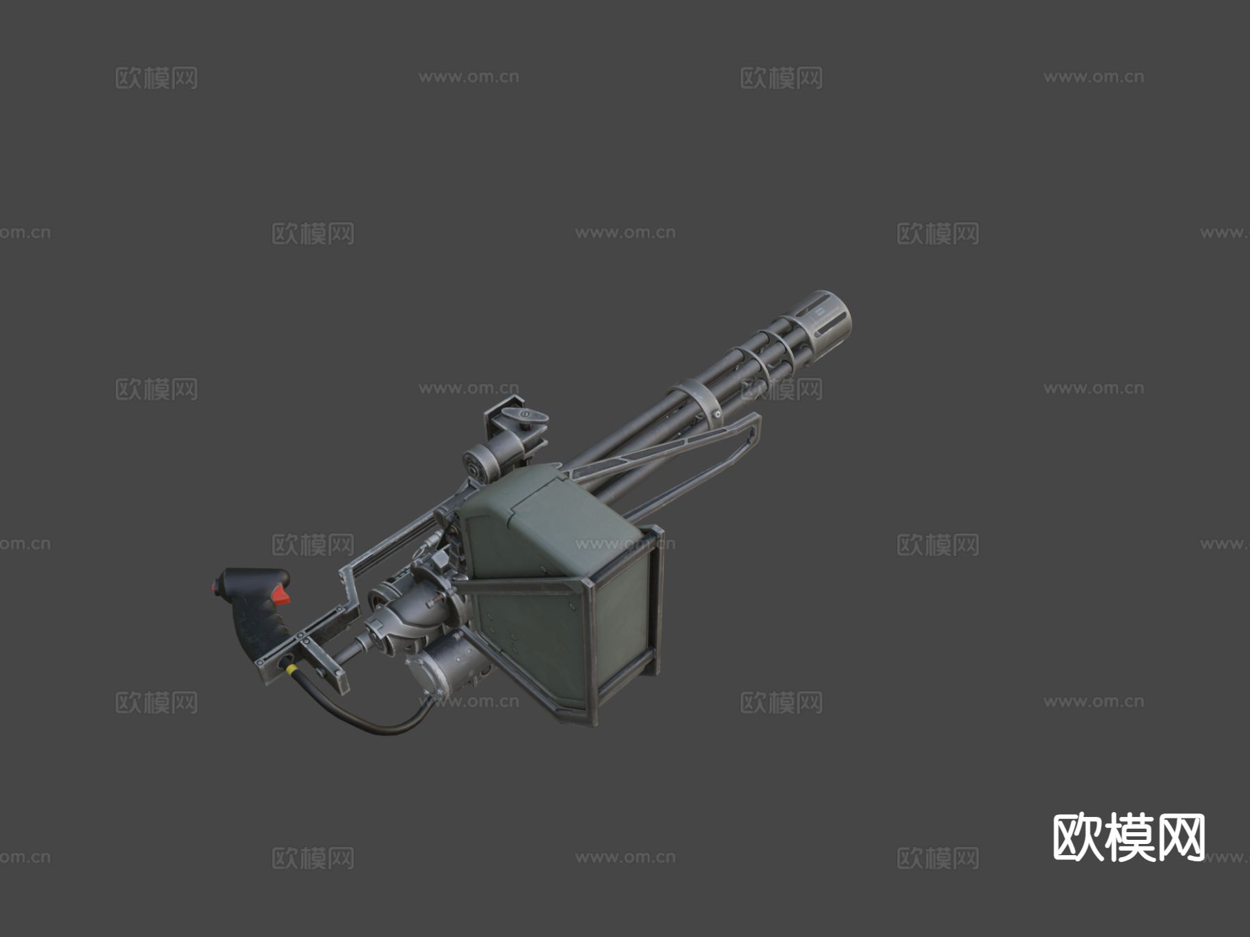天启武器 - 加特林su模型下载（渲染图4）