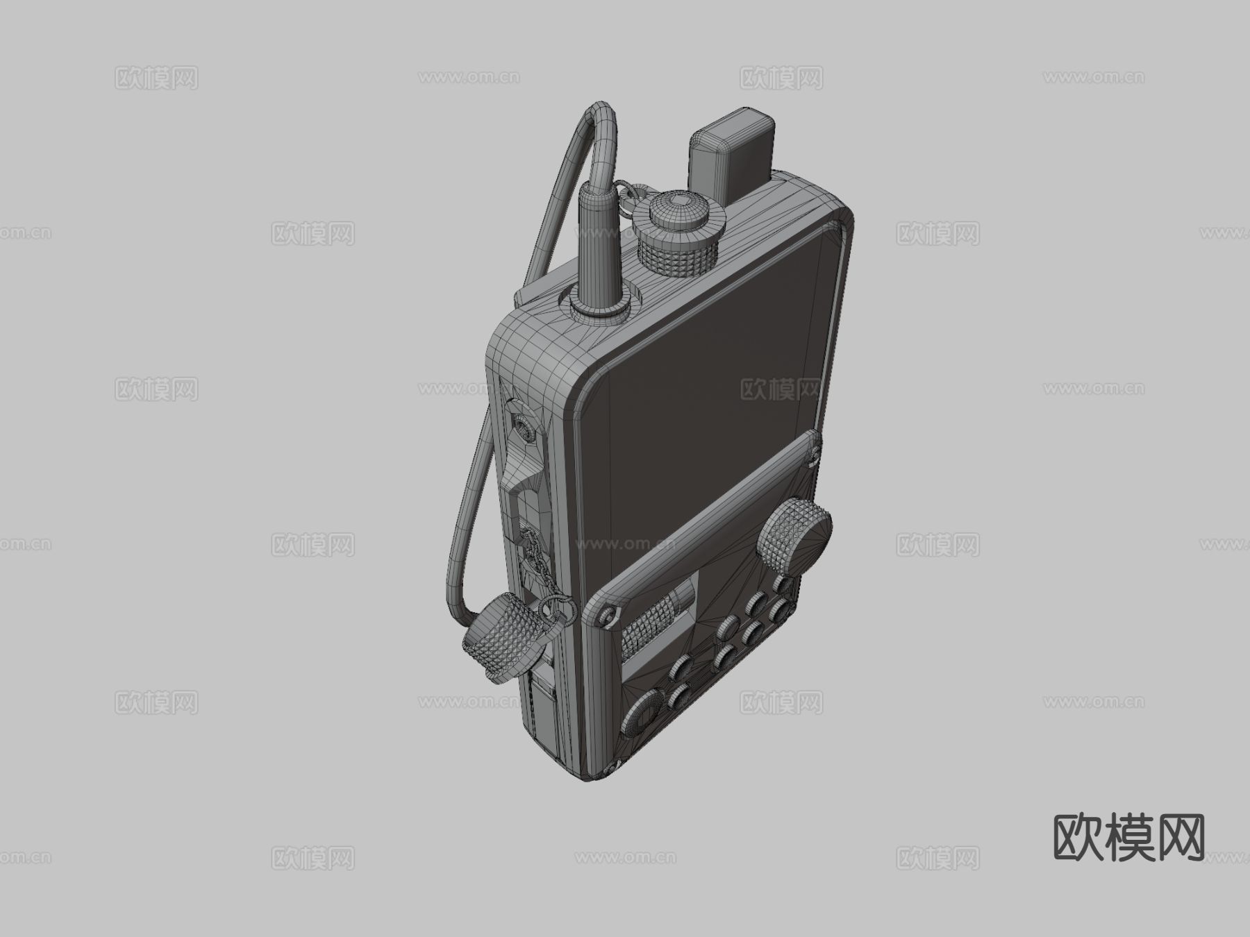声纳-探测器su模型下载（渲染图3）