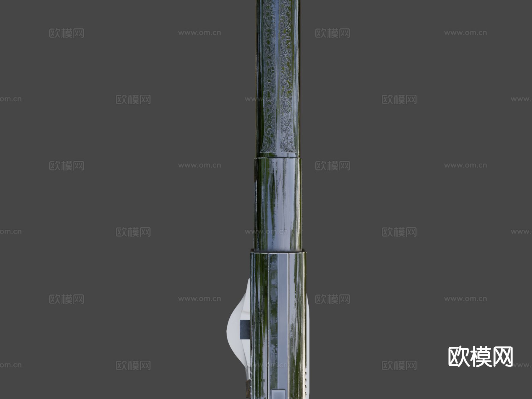 手枪su模型下载（渲染图5）