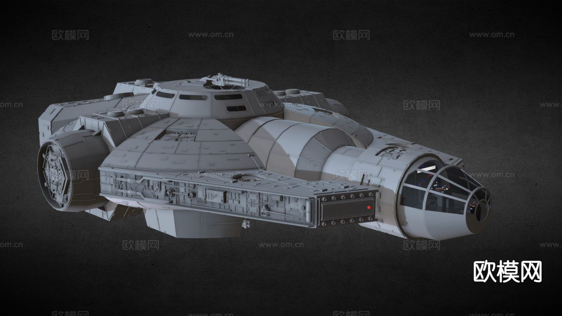 星际站su模型下载（渲染图2）