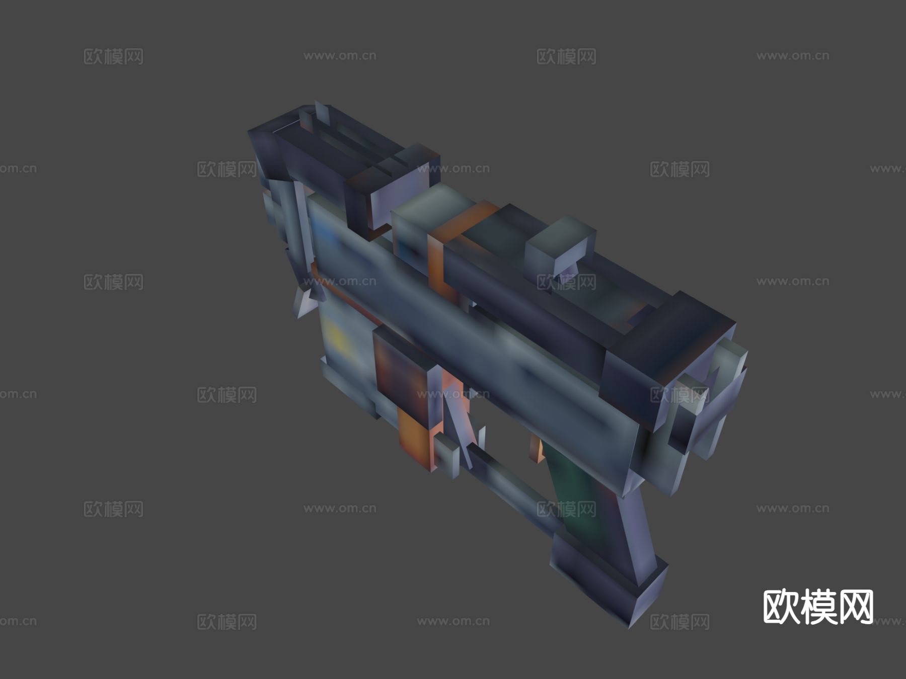 紧凑型冲锋枪su模型下载（渲染图5）