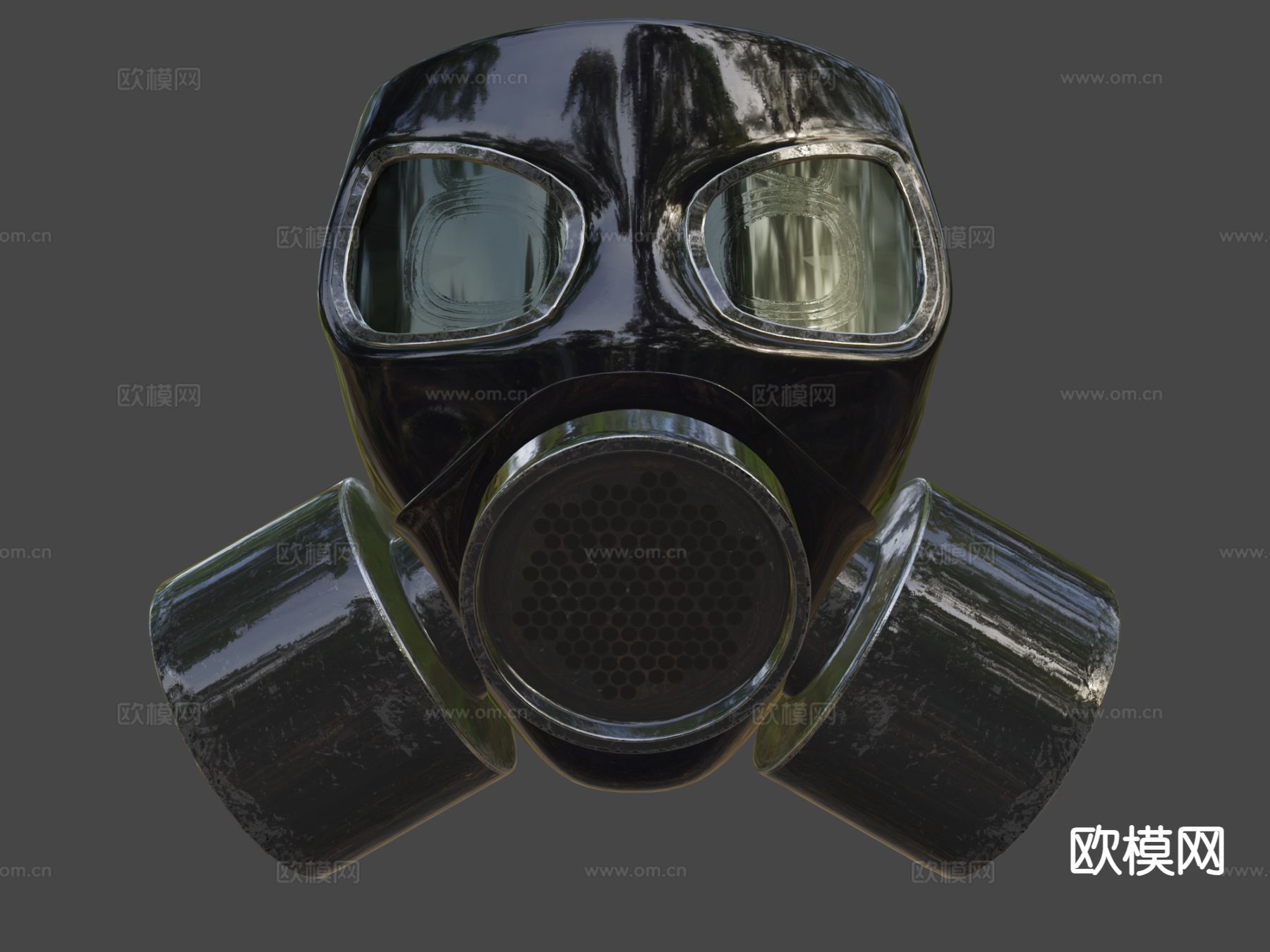 防毒面具su模型下载（渲染图7）