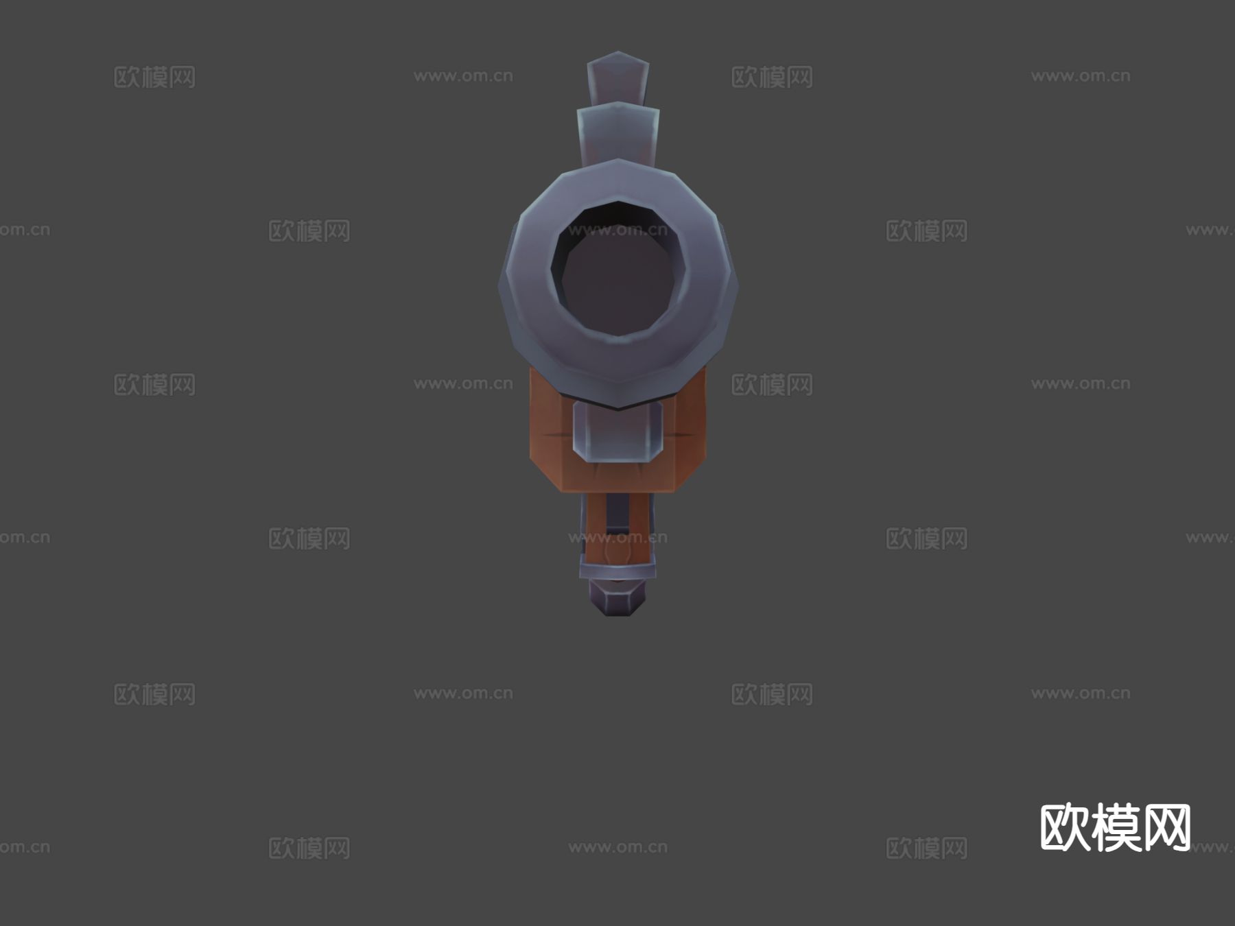 卡通式霰弹枪su模型下载（渲染图6）