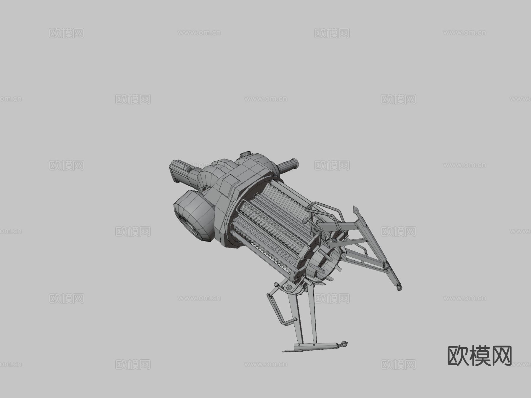 引力枪su模型下载（渲染图3）