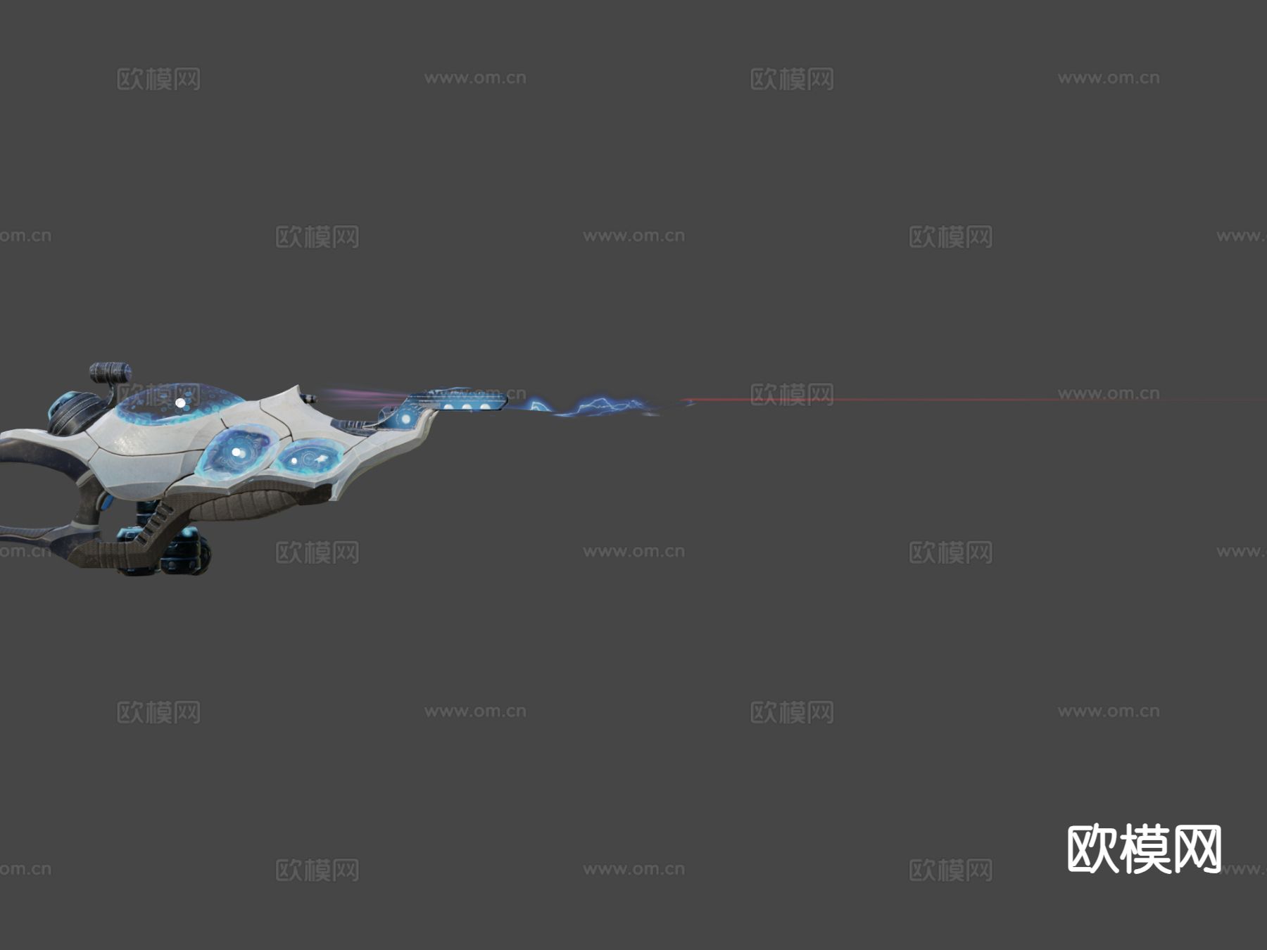等离子步枪su模型下载（渲染图5）