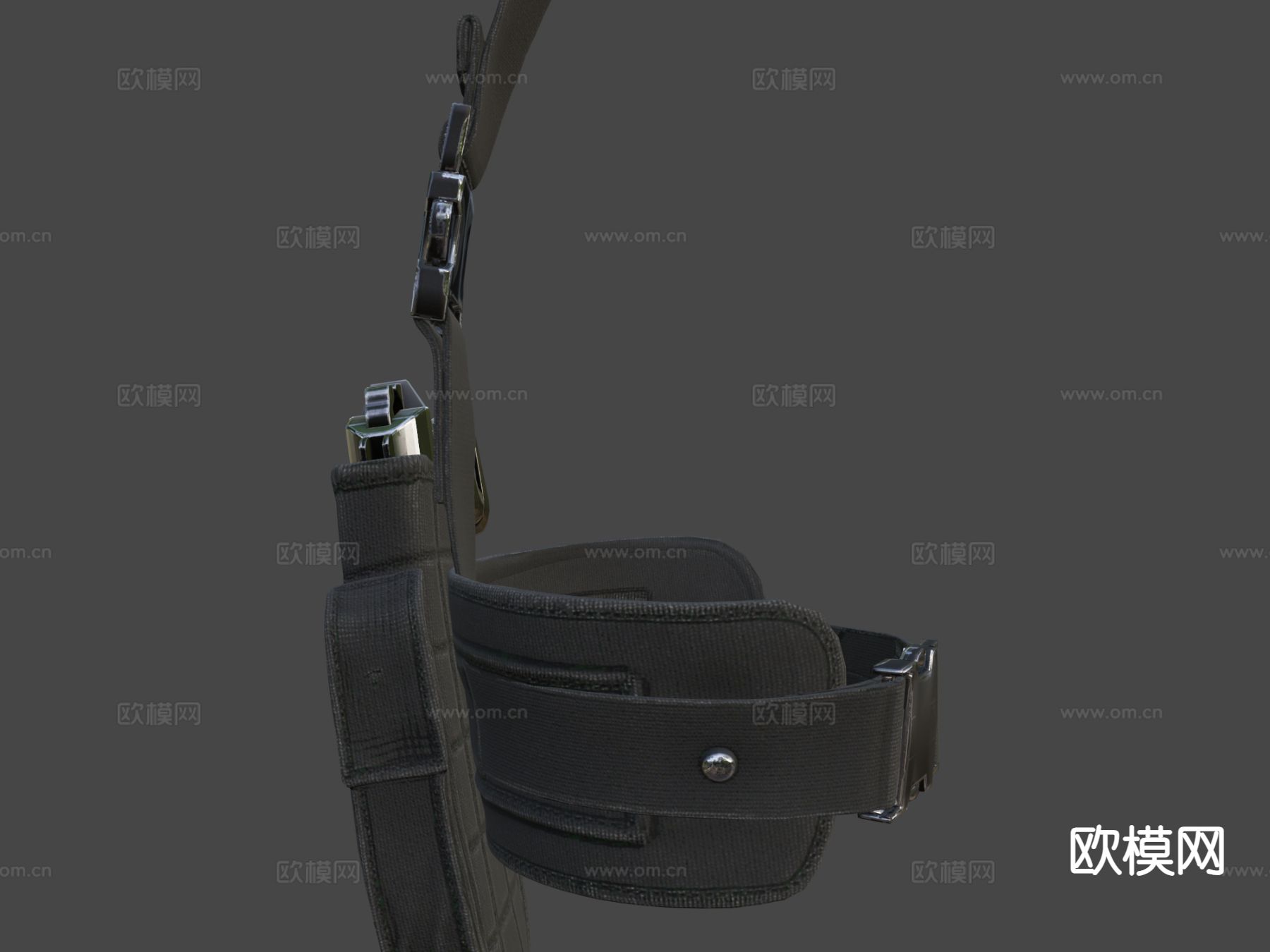 大腿枪套su模型下载（渲染图7）