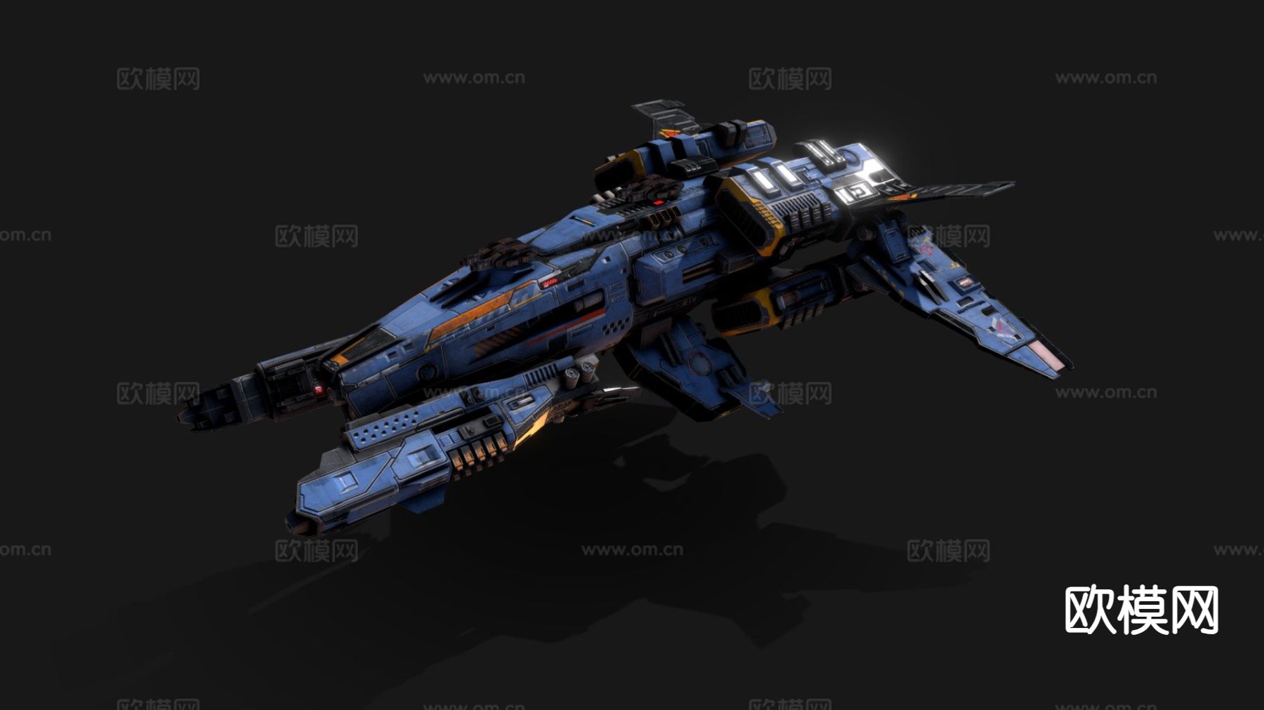 护航舰su模型下载（渲染图2）