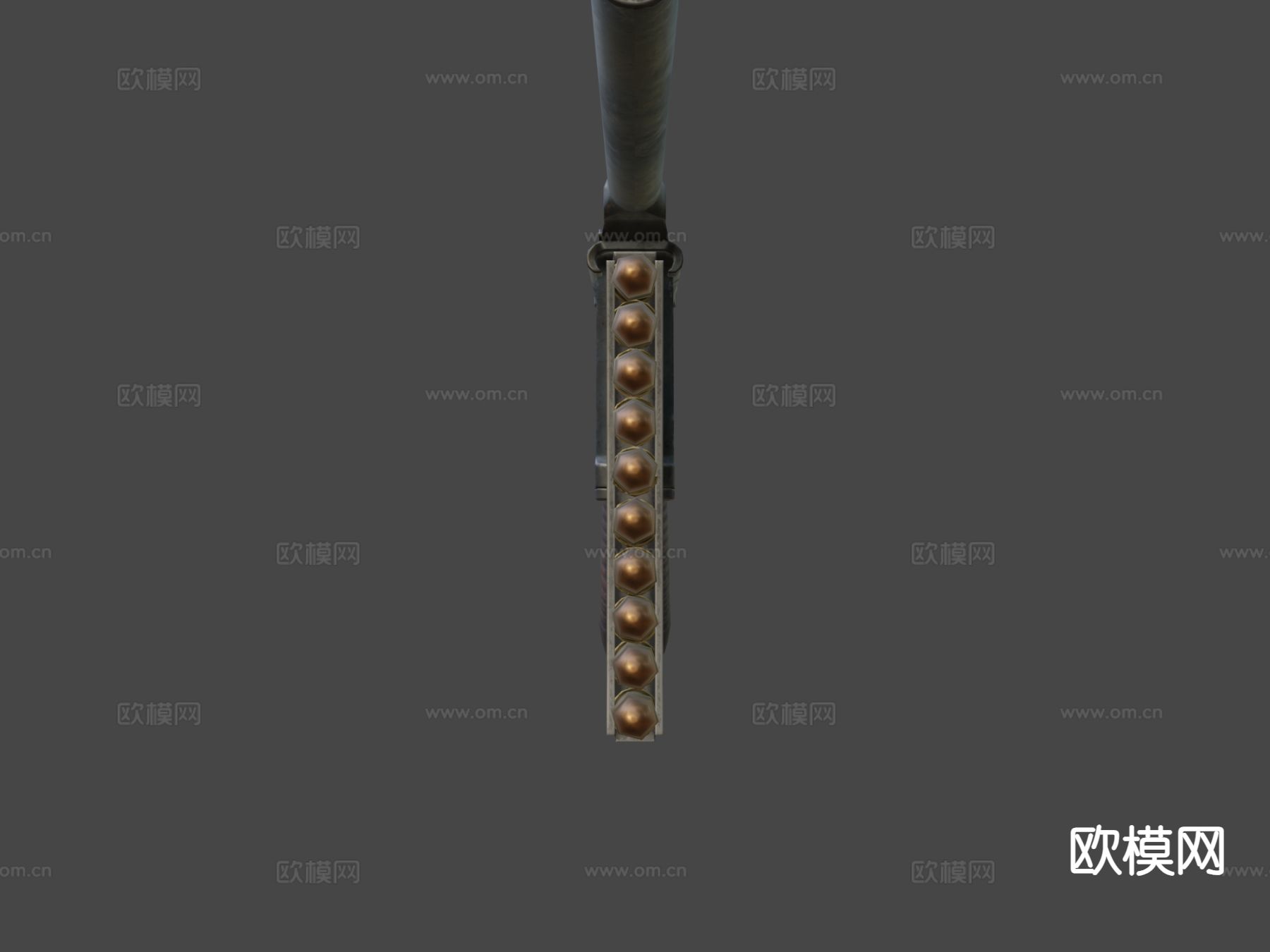 毛瑟C96手枪su模型下载（渲染图4）