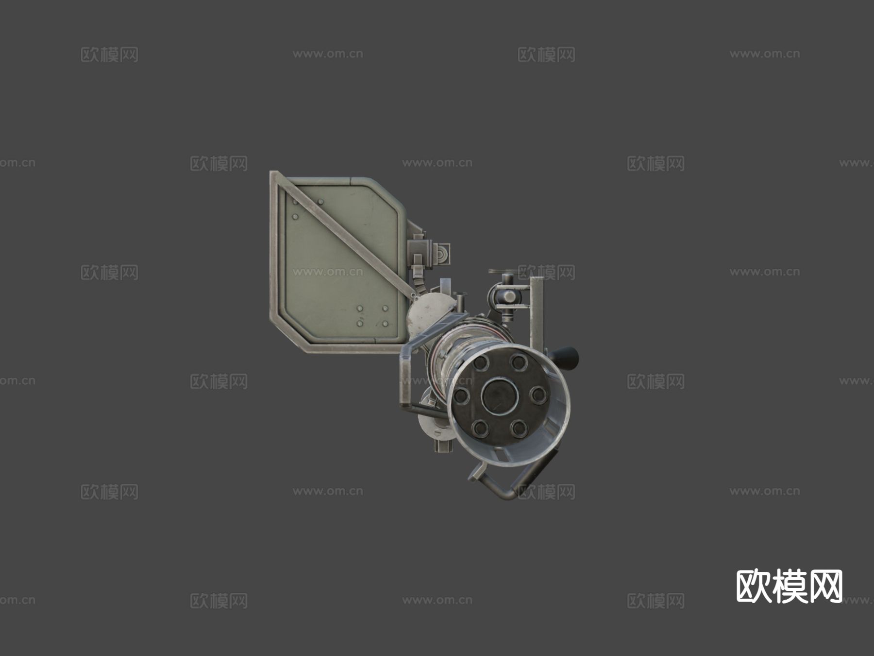 天启武器 - 加特林su模型下载（渲染图5）