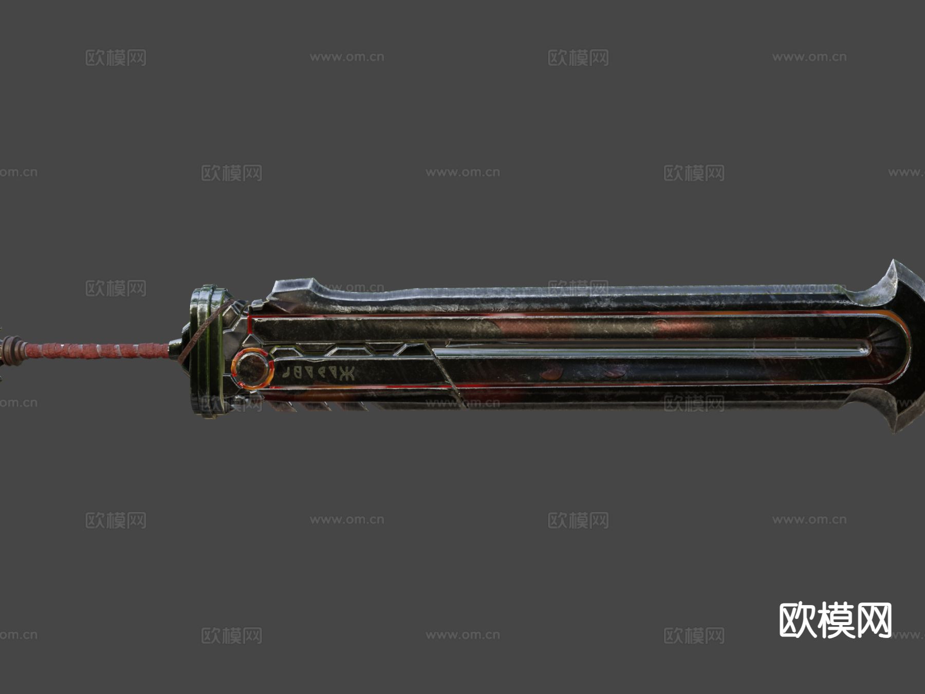 重型全金属剑su模型下载（渲染图7）