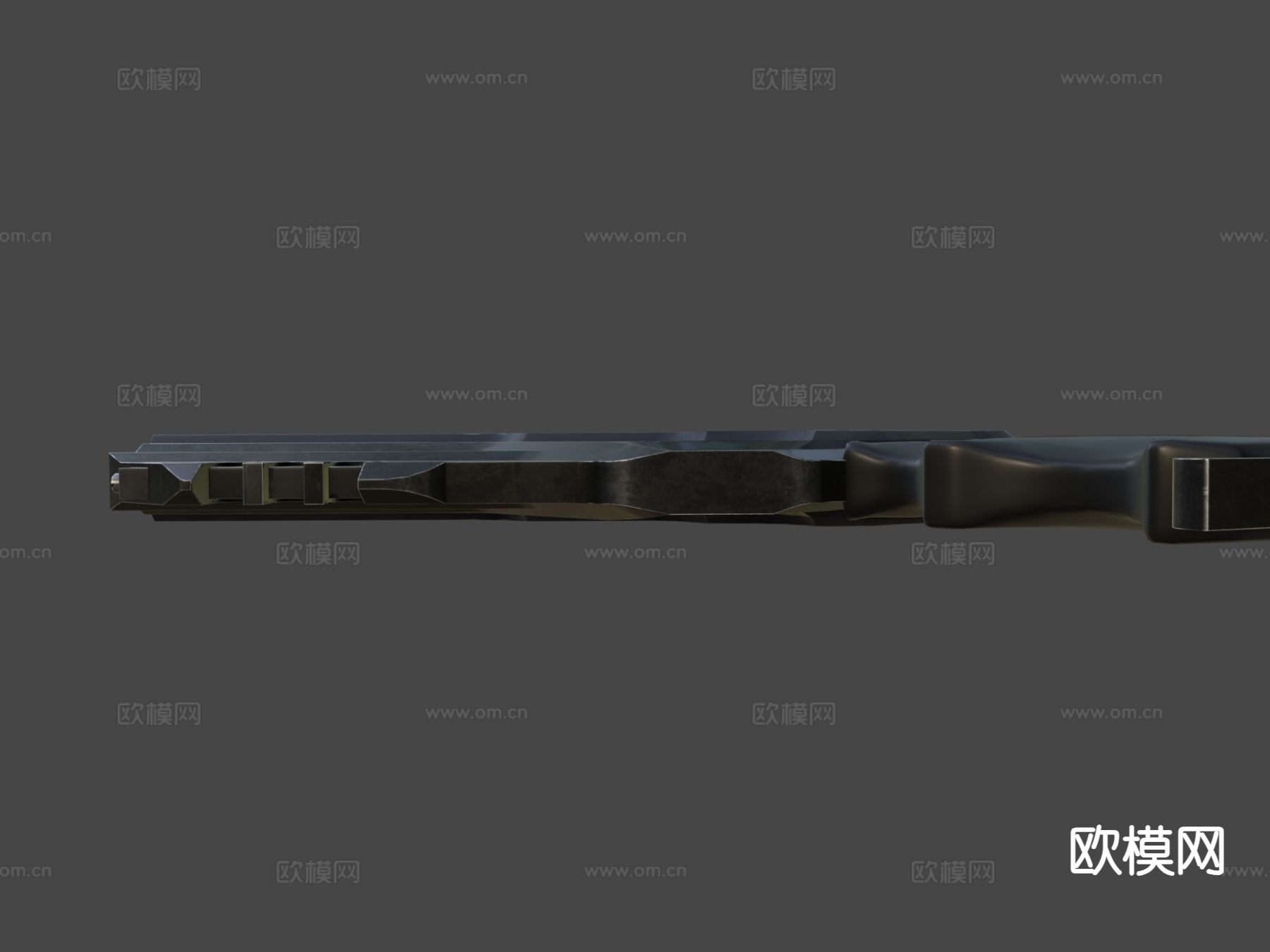 未来枪su模型下载（渲染图6）